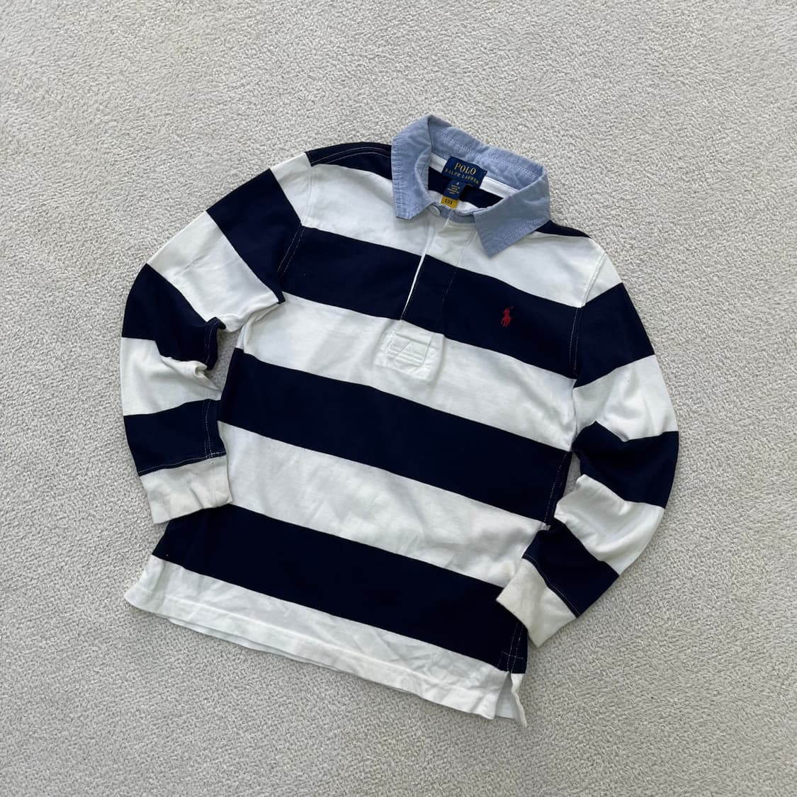 6 폴로랄프로렌 키즈 카라 긴팔티 0414M 상품이미지1