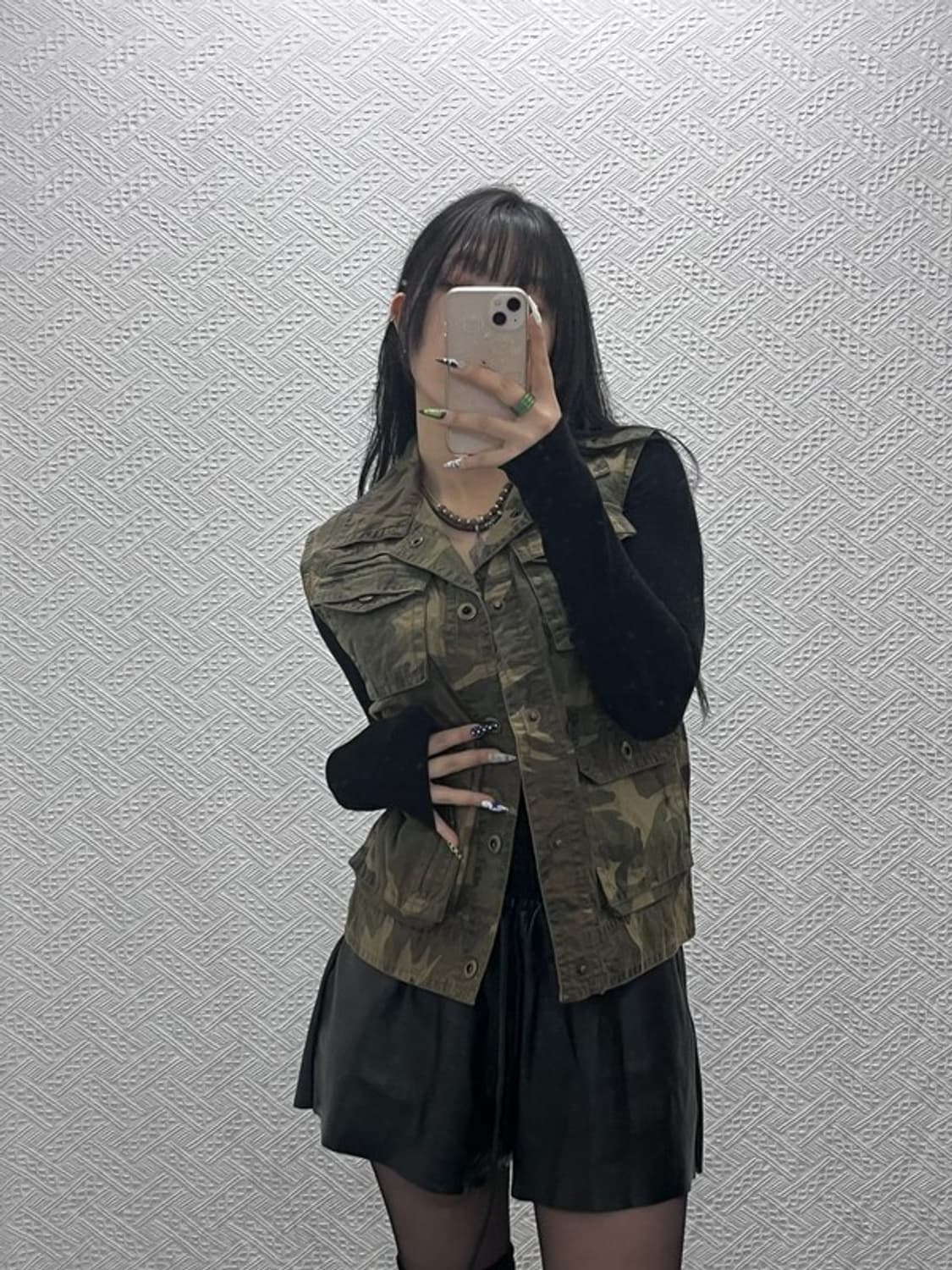 DOHC 빈티지 밀리터리 카모 멀티포켓 워크 조끼 M C08861 상품이미지2