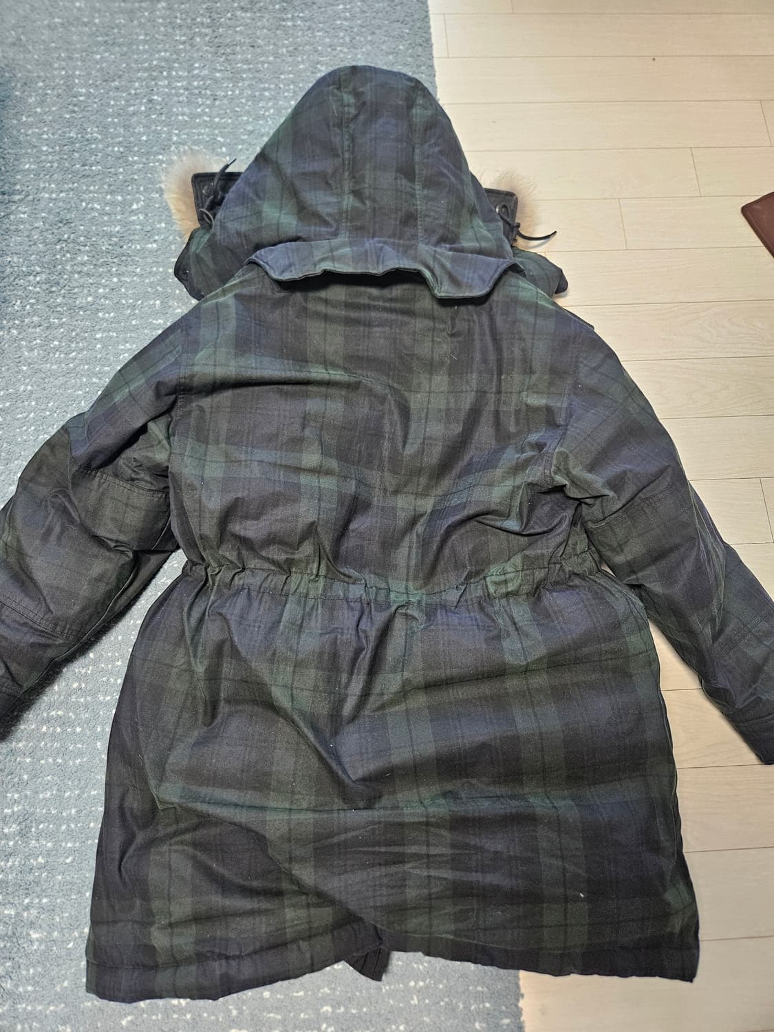 이스트로그 ECW 구스다운파카 블랙워치 M 상품이미지6