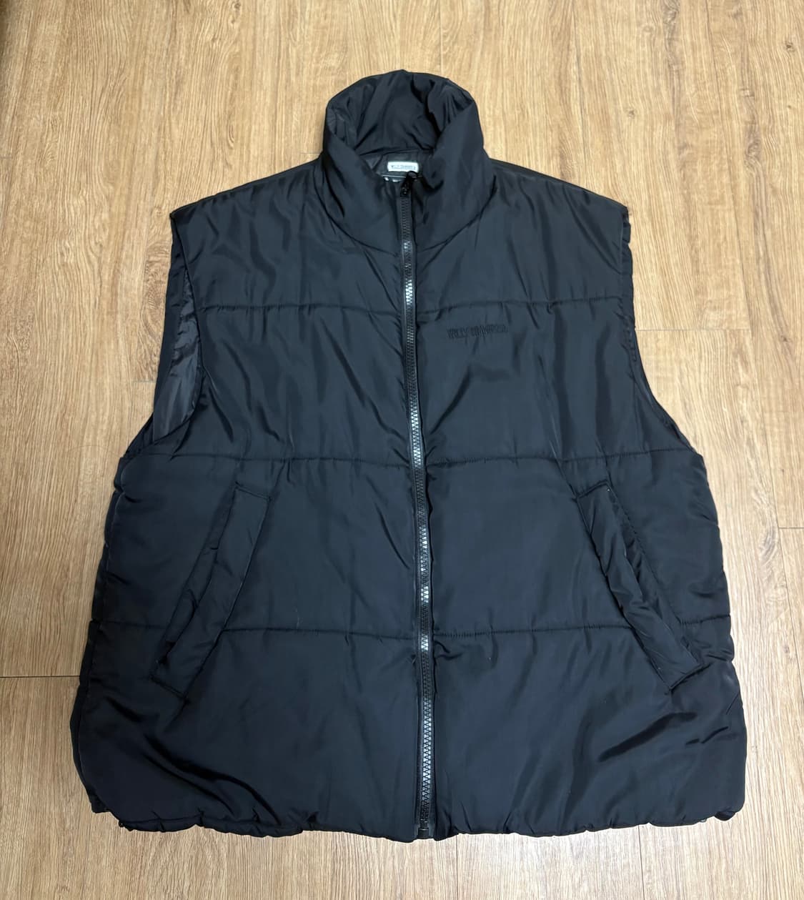(L) 윌리 차바리아 패딩 베스트 블랙 상품이미지2