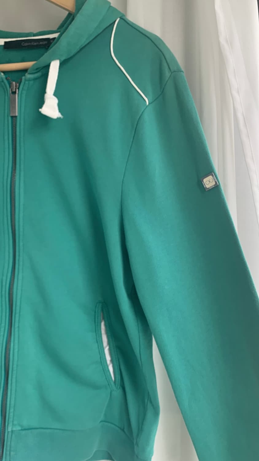 Ck jeans mint hood zip-up 상품이미지2