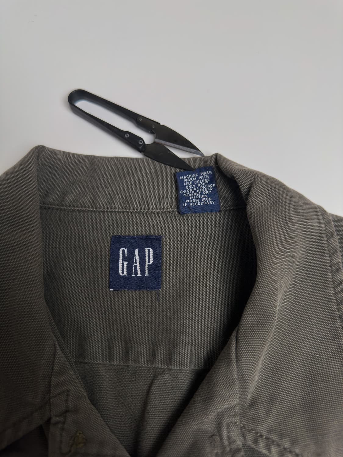 올드갭 해비코튼 오픈카라셔츠 상품이미지4