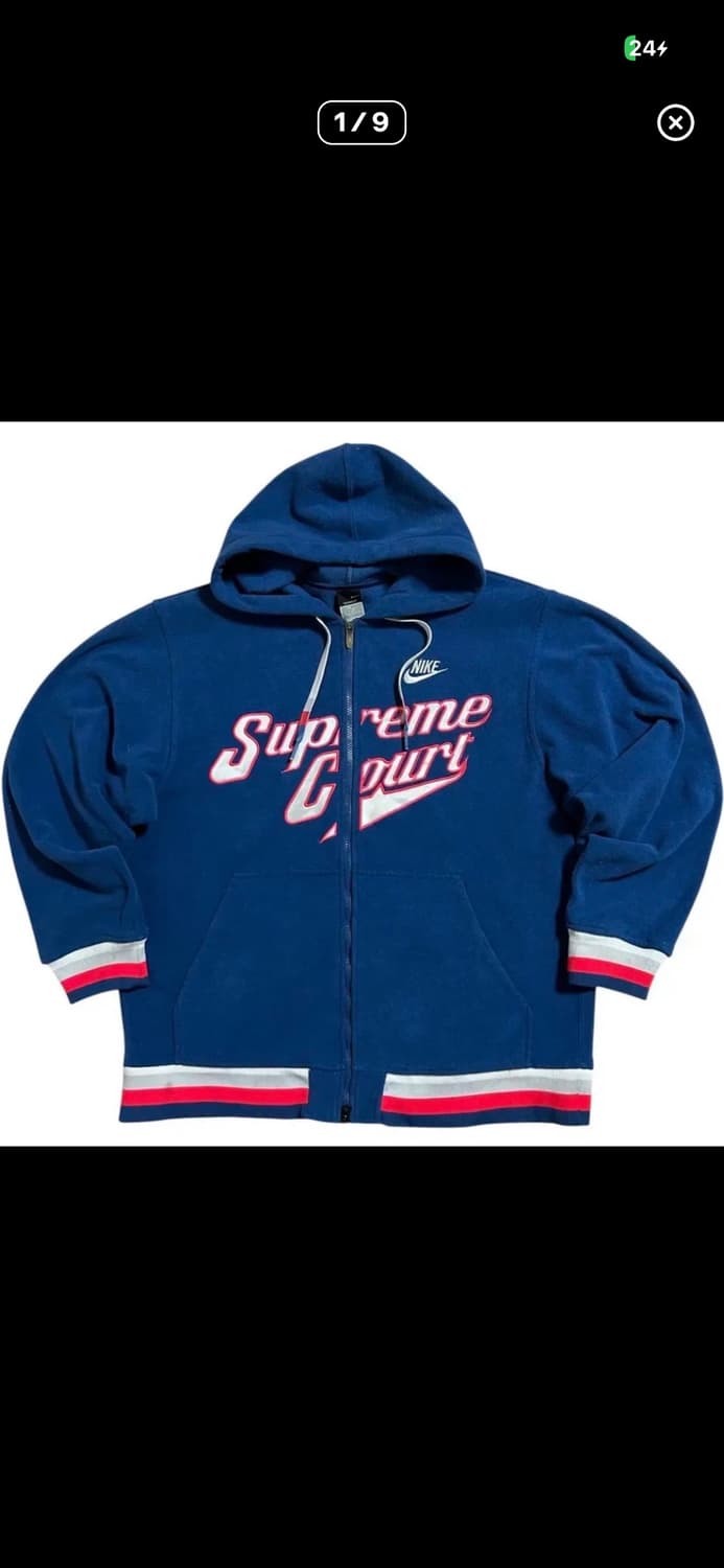 나이키 슈프림 후드집업 상품이미지1