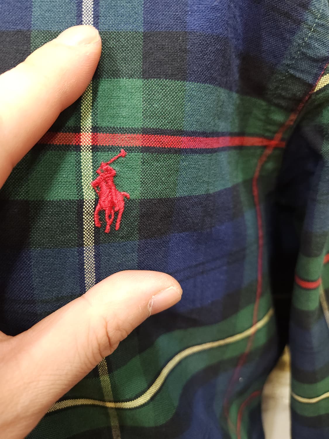 폴로 랄프로렌 클래식핏 타탄체크 셔츠
​
 상품이미지2