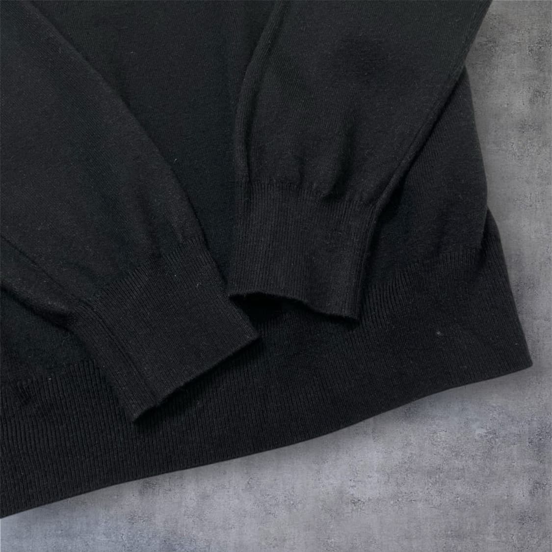 아미 Ami 블랙 스몰 하트 로고 니트 XL 상품이미지5