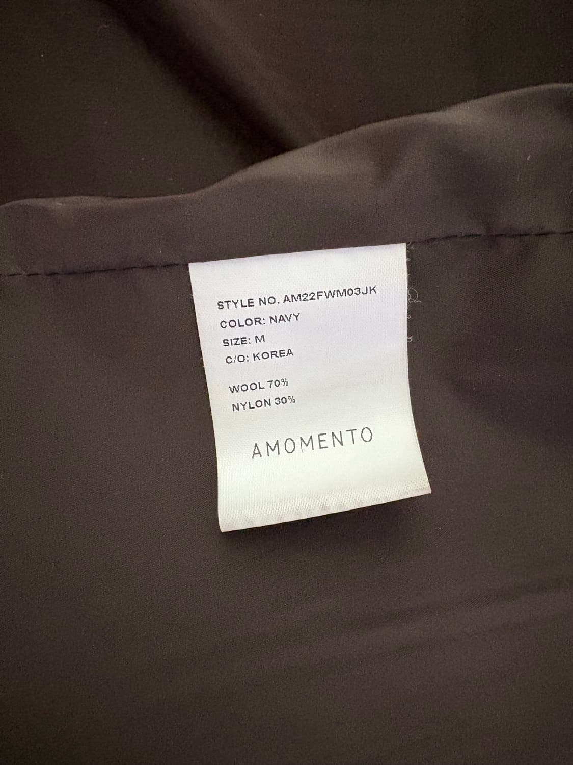 아모멘토 자켓 M 상품이미지5