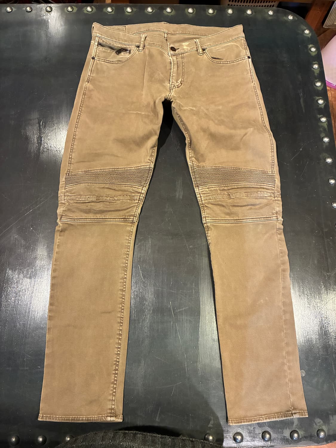 36) 폴로 코튼 바이커 팬츠 브라운 상품이미지1