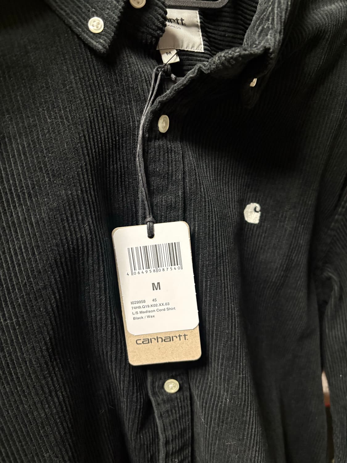 칼하트 메디슨 셔츠 Madison cord shirt 상품이미지4