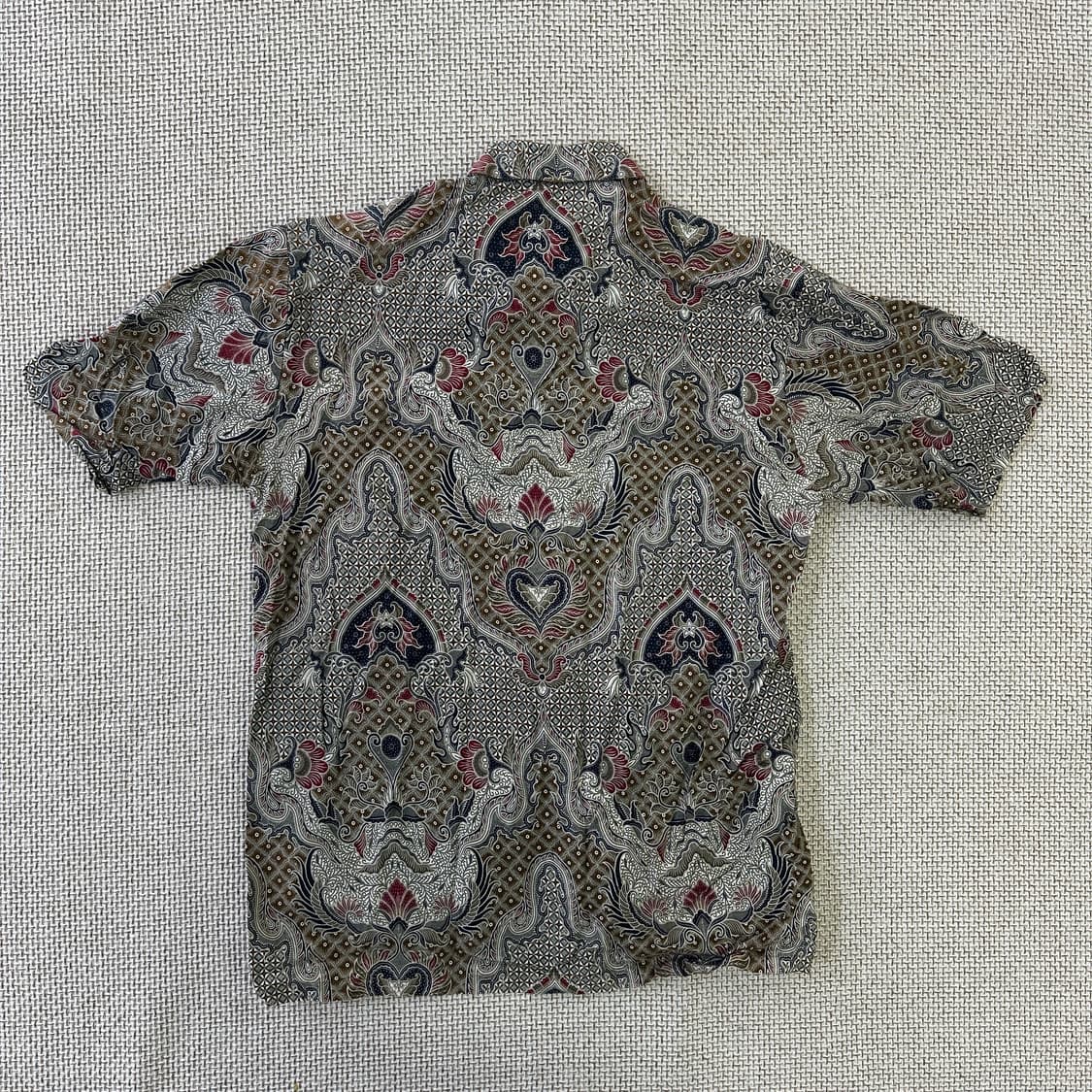 M 싱가포르컬렉션 빈티지 반팔 셔츠 0424D 상품이미지3