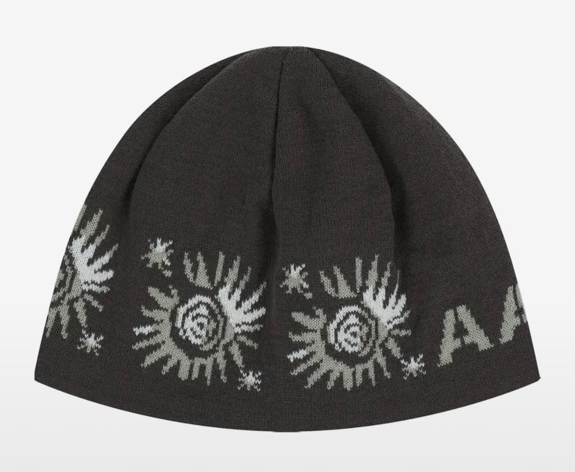 아캄 비니 Small Sun Jacquard Beanie (Brown) 상품이미지1