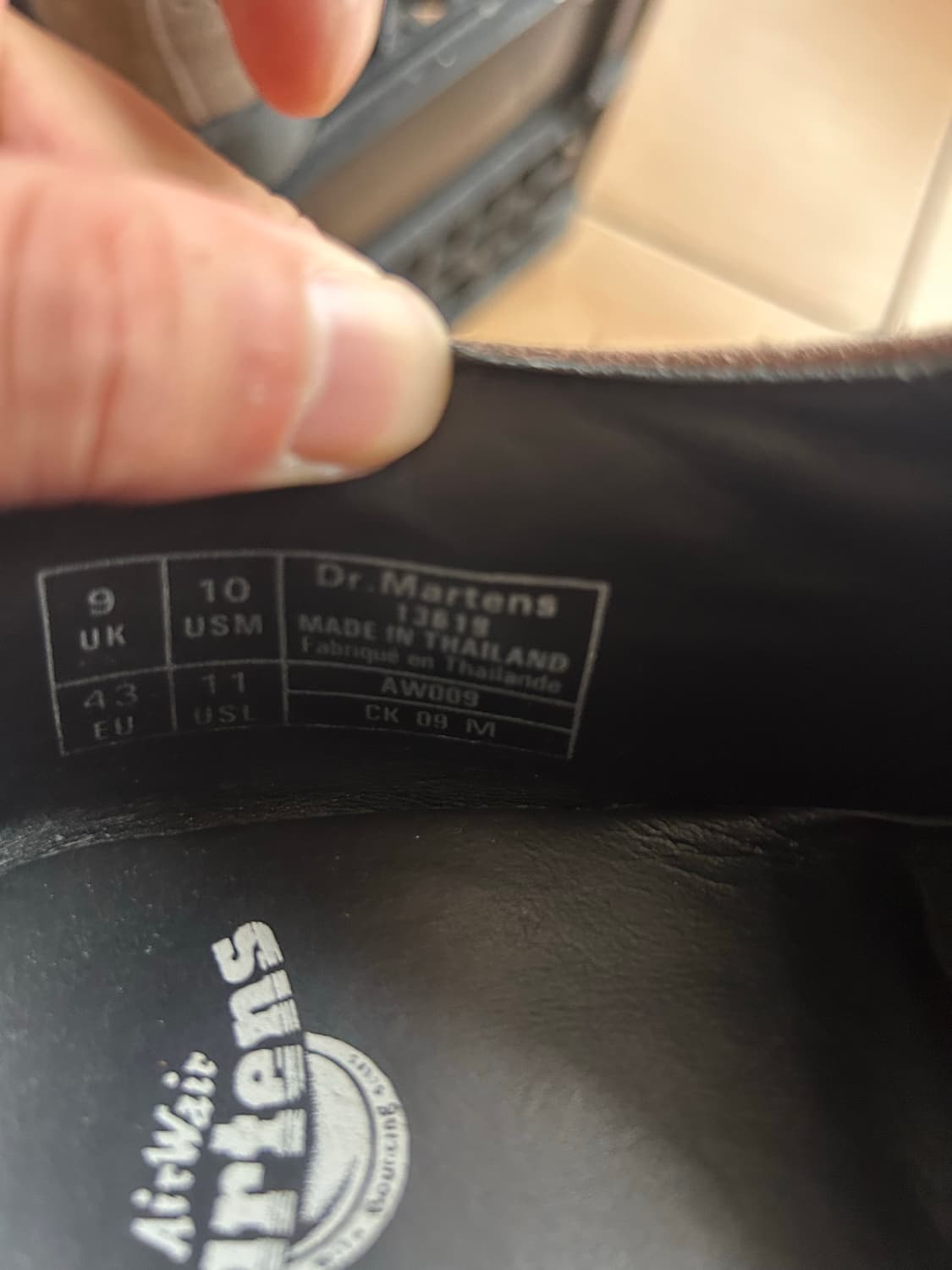 닥터마틴 스웨이드 윙팁 옥스포드슈즈 상품이미지6