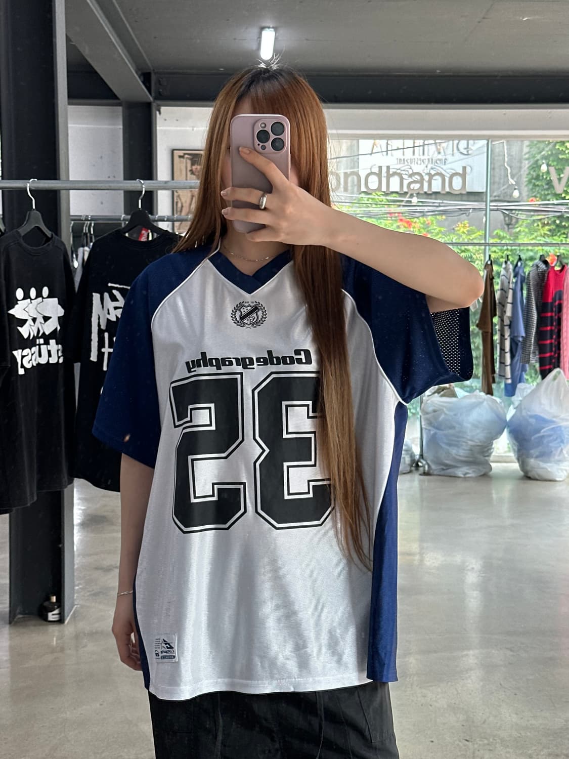 CGP 코드그라피 래글런 져지 반팔티 상품이미지1