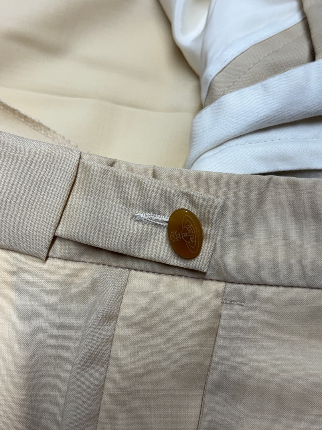 90's 비비안 웨스트우드 맨 런던 포토패치 수트/하의 상품이미지5