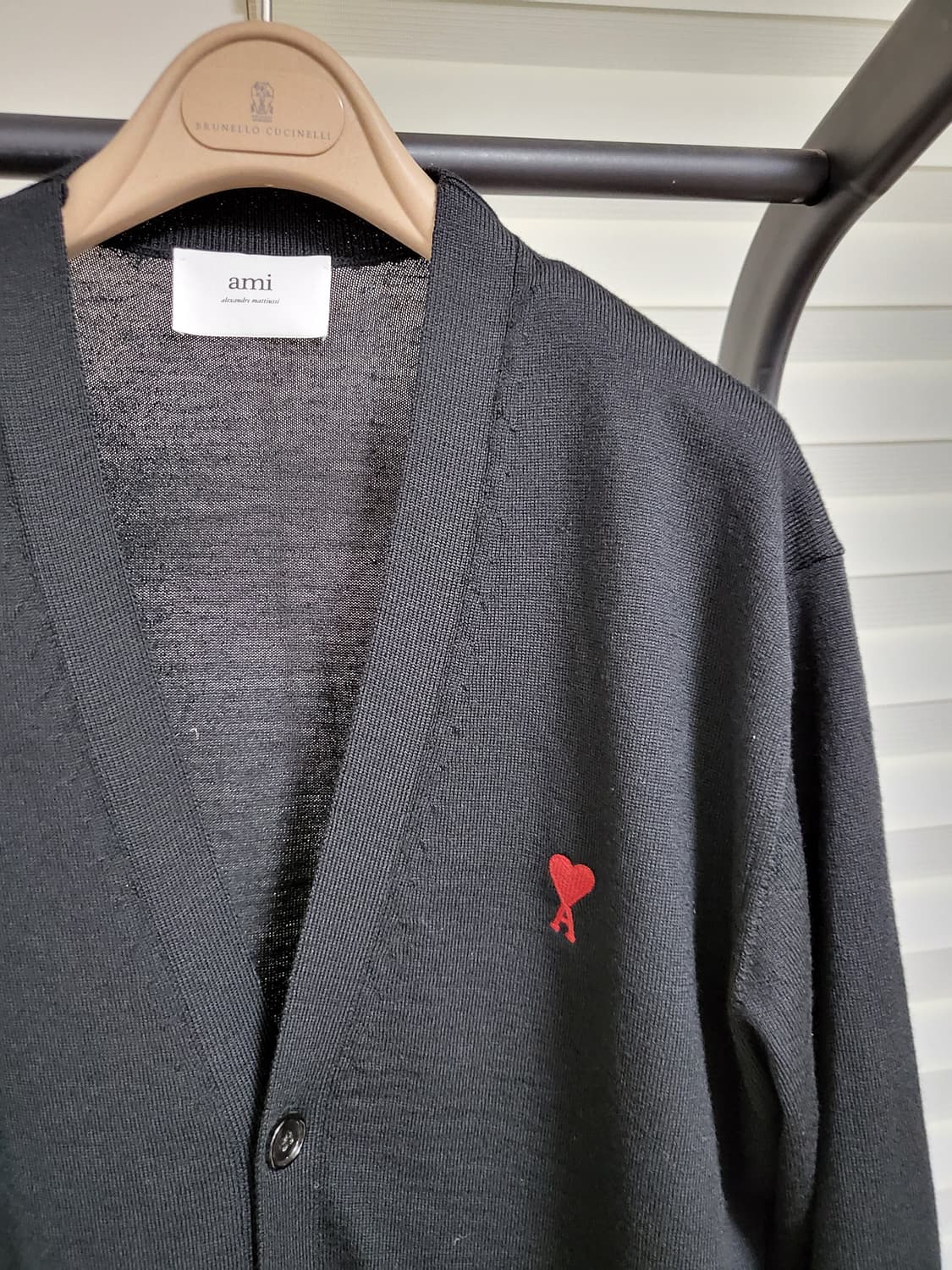 23SS 아미 메리노울 니트 가디건 XL 상품이미지3