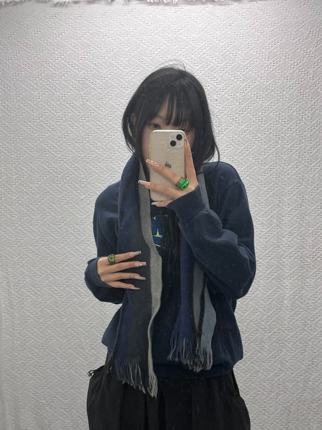 폴스미스 모던시크 캐주얼 멀티컬러 스트라이프 목도리 C08193 상품이미지2