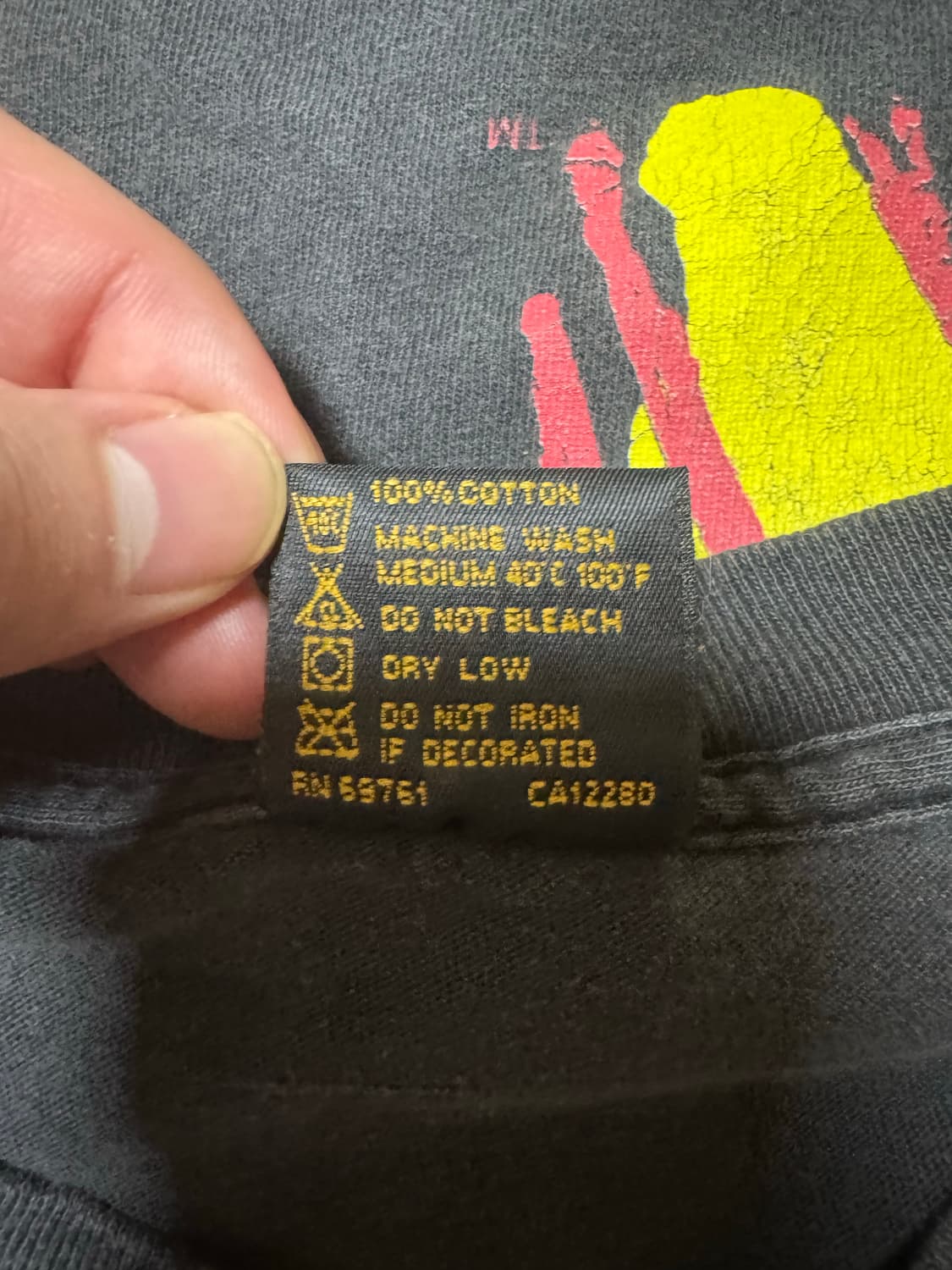 90s 롤링스톤즈 1994 부두라운지 빈티지 밴드티 하드페이딩 상품이미지7