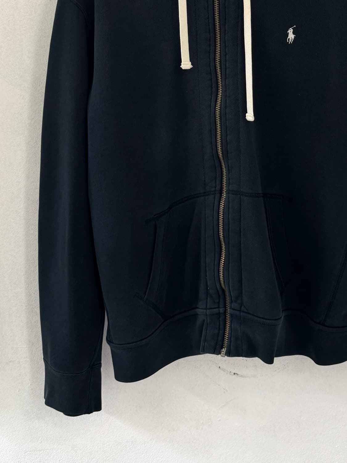 폴로 블랙 써멀 투웨이 후드집업 상품이미지3