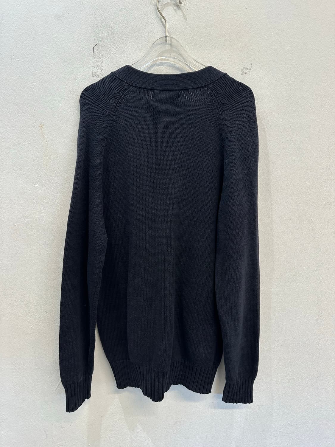 Polo cardigan navy 상품이미지5