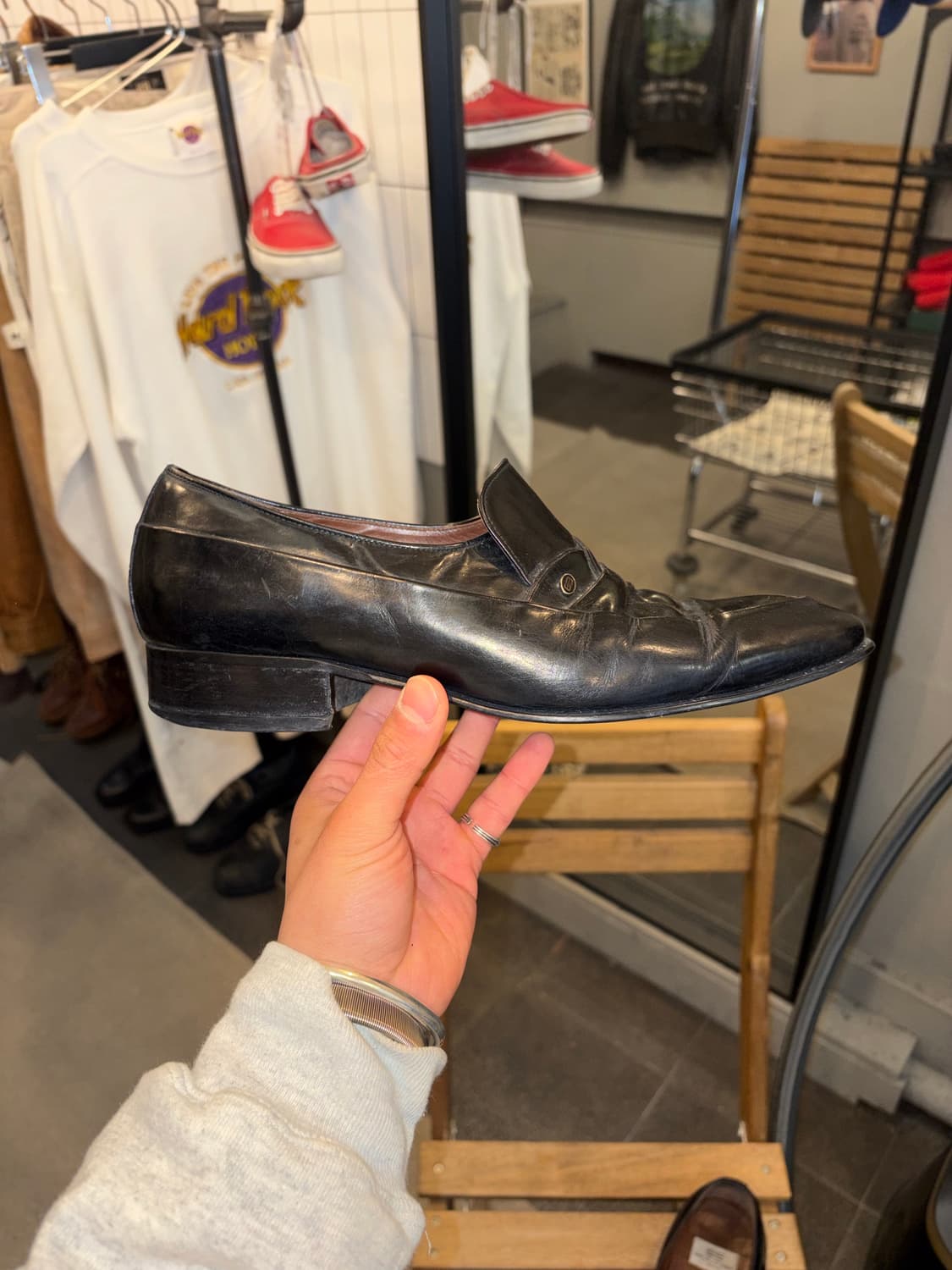 90‘s Balenciaga Paris Shirring BB loafer 상품이미지9