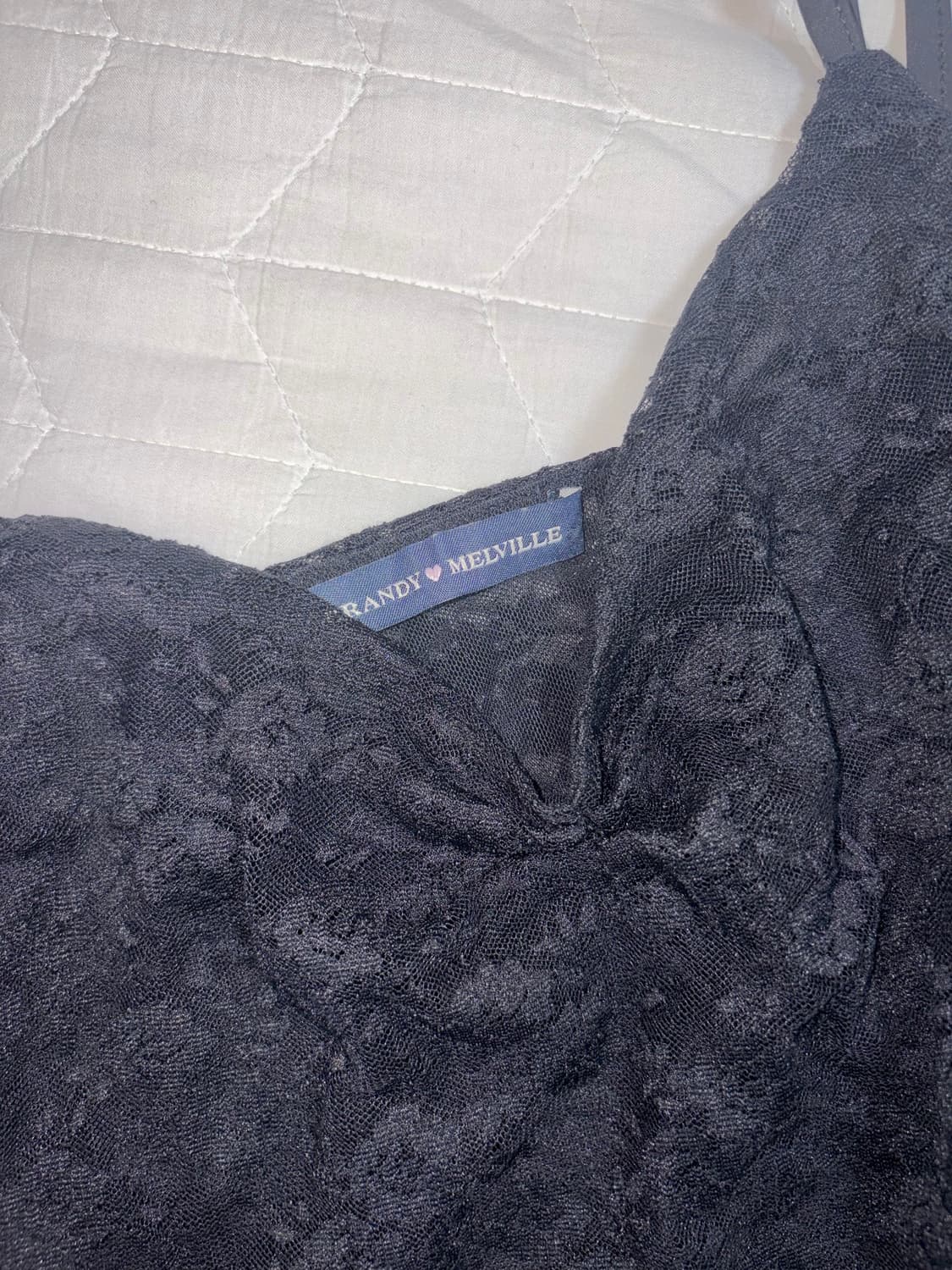 브랜디멜빌 레이스 나시 블랙 상품이미지2