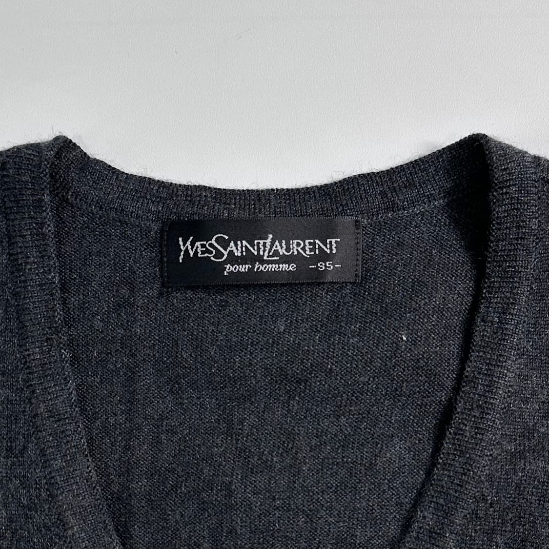 90s YSL 입생로랑 니트 베스트  상품이미지5