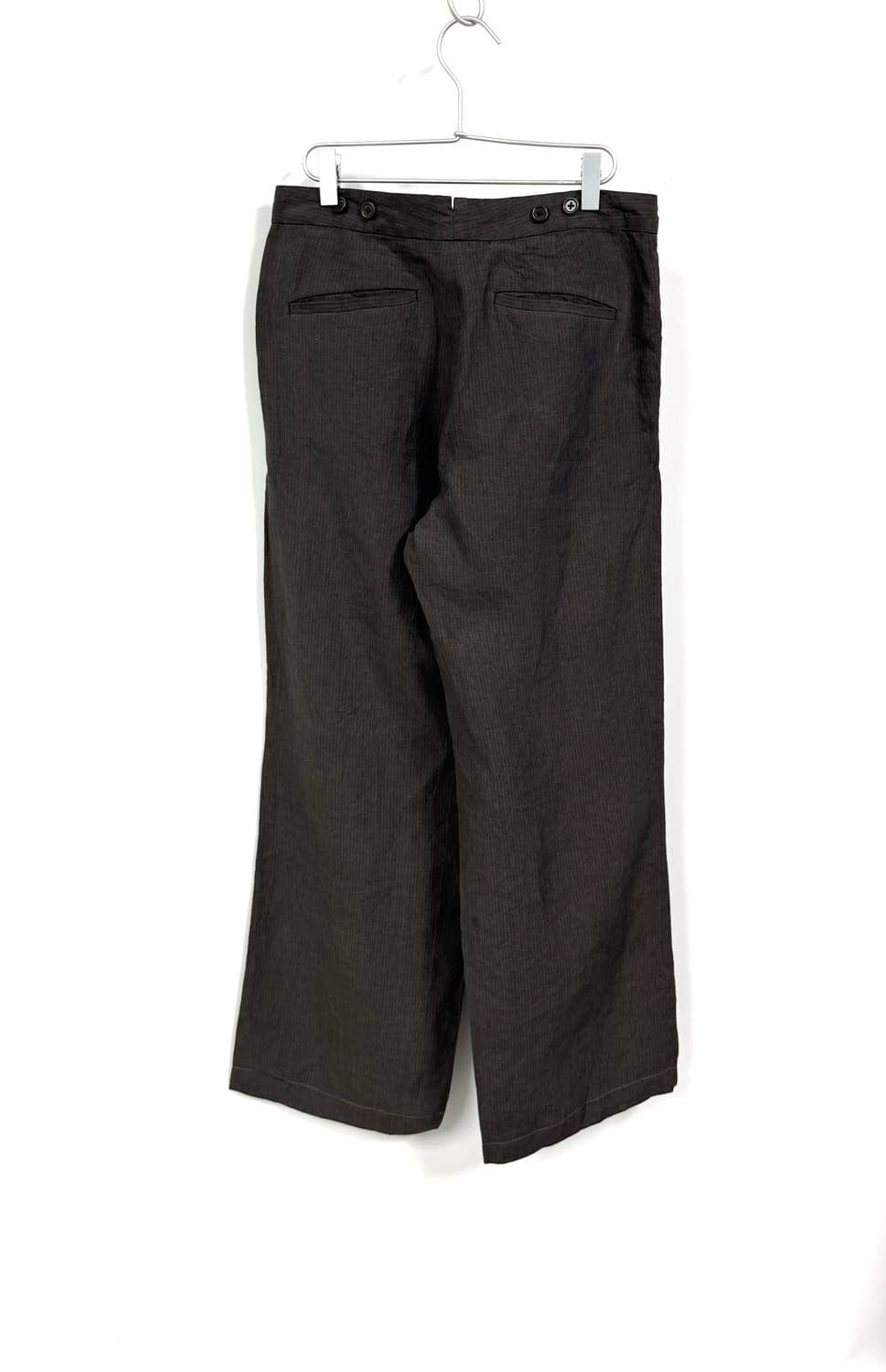 MARGARET HOWELL MHL 마가렛 호웰 핀스트라이프 린넨 와이드 상품이미지2