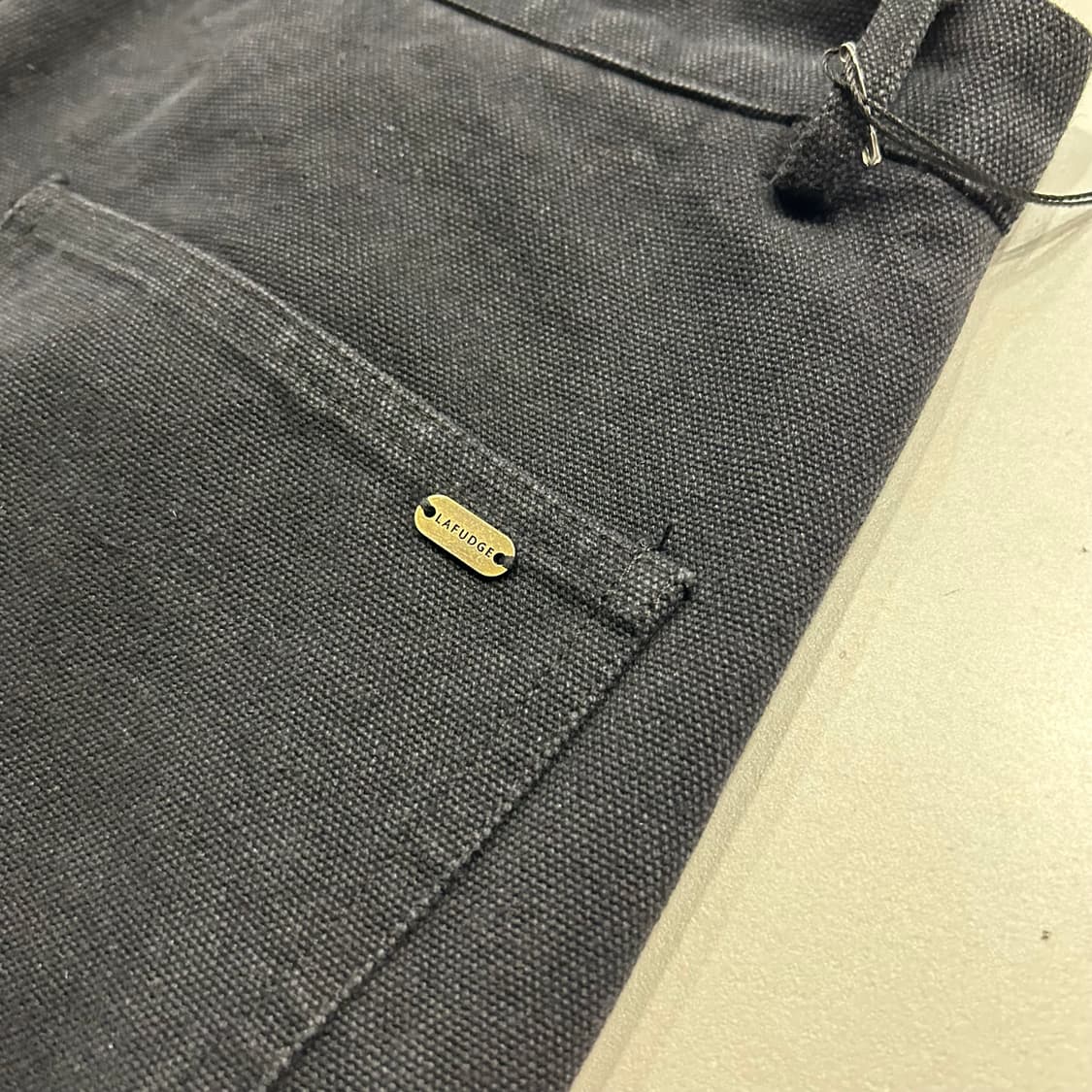 [S] 라파지스토어 더블니 블랙 워크웨어 반바지 상품이미지4