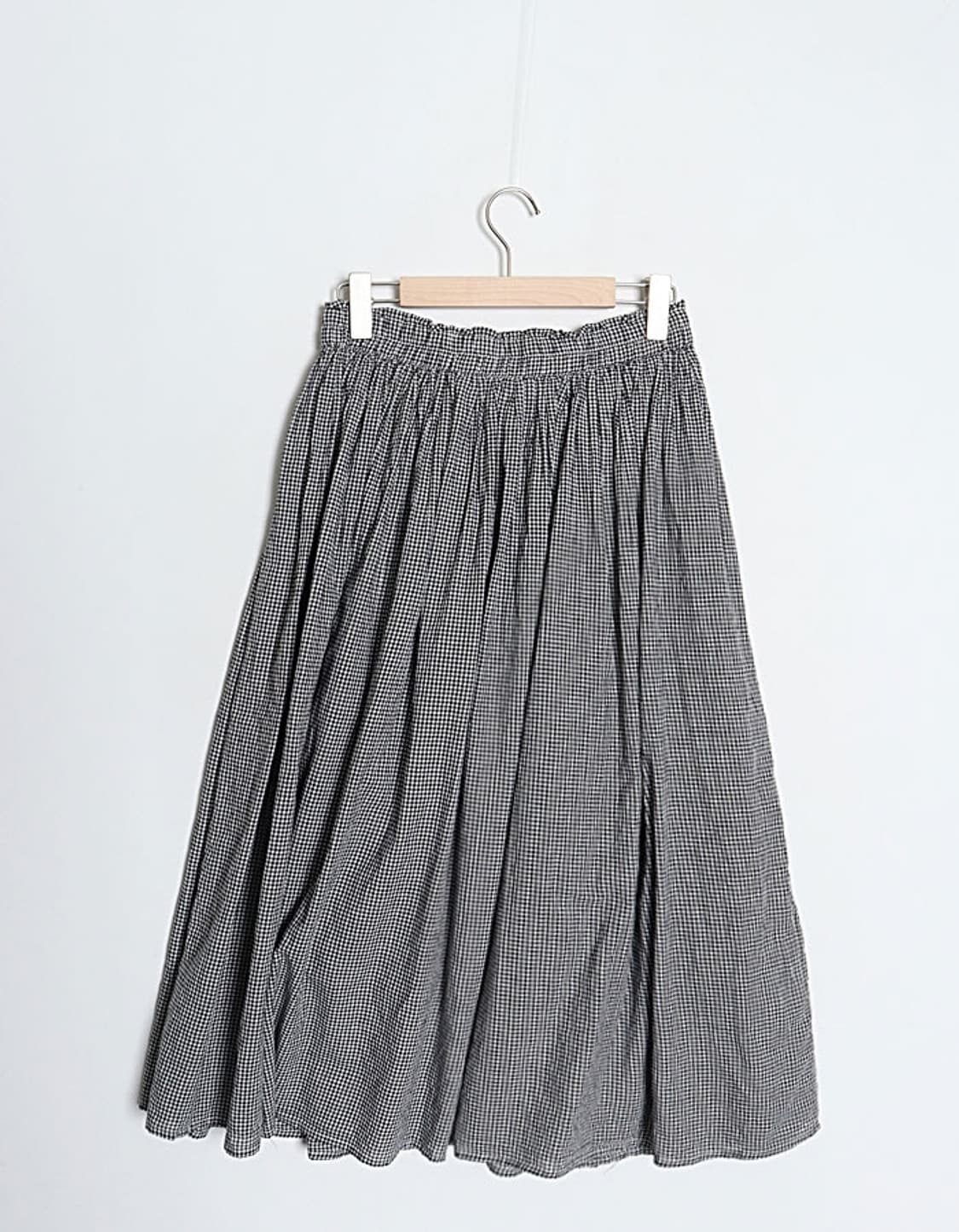 Non Check Gather Skirt (27~28) 상품이미지1