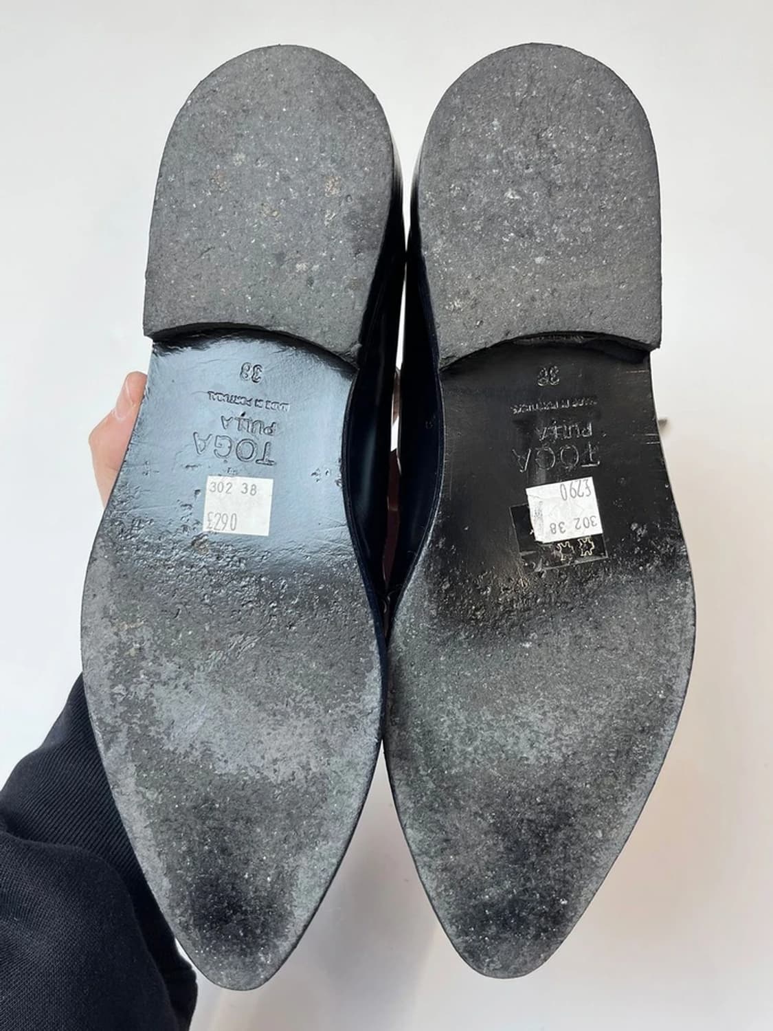 TOGA PULLA 재팬 레이스업 가죽 컷아웃 슈즈 A1578 상품이미지8