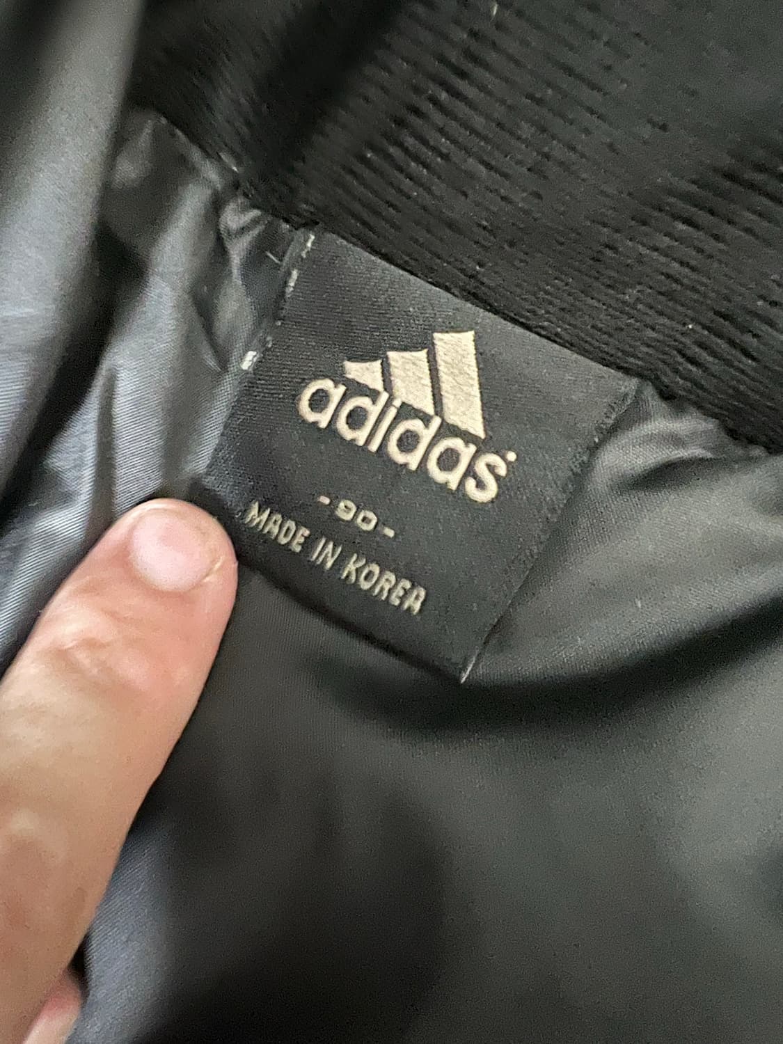 아디다스 블루 눕시 다운 패딩 90 상품이미지3