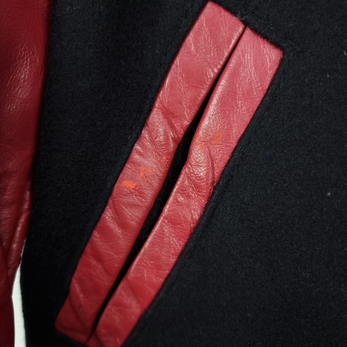 [아메리칸빈티지] 레더 슬리브 빈티지 바시티 자켓 M18506 상품이미지9