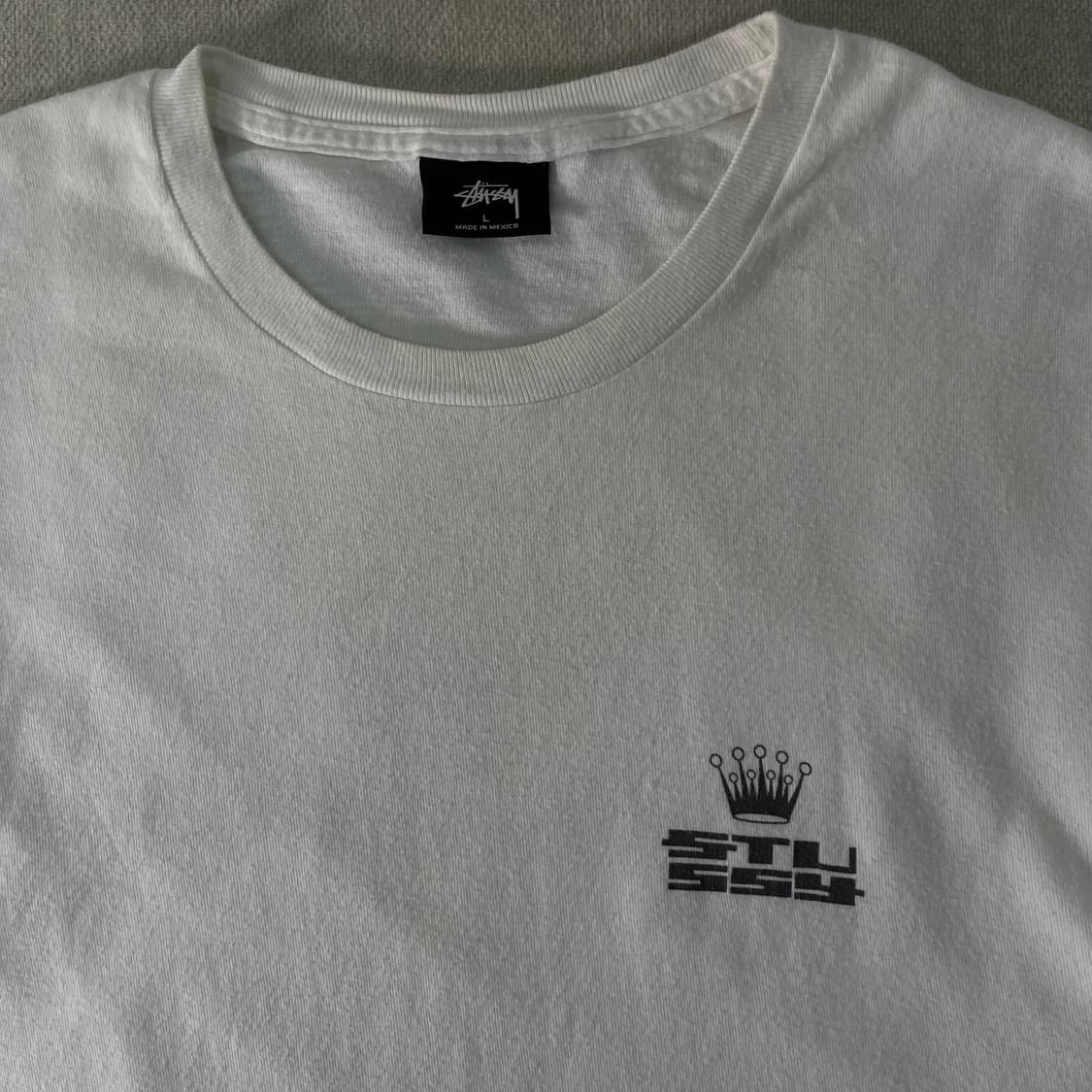 105 스투시 90s 리갈 크라운 반팔 티셔츠 상품이미지3