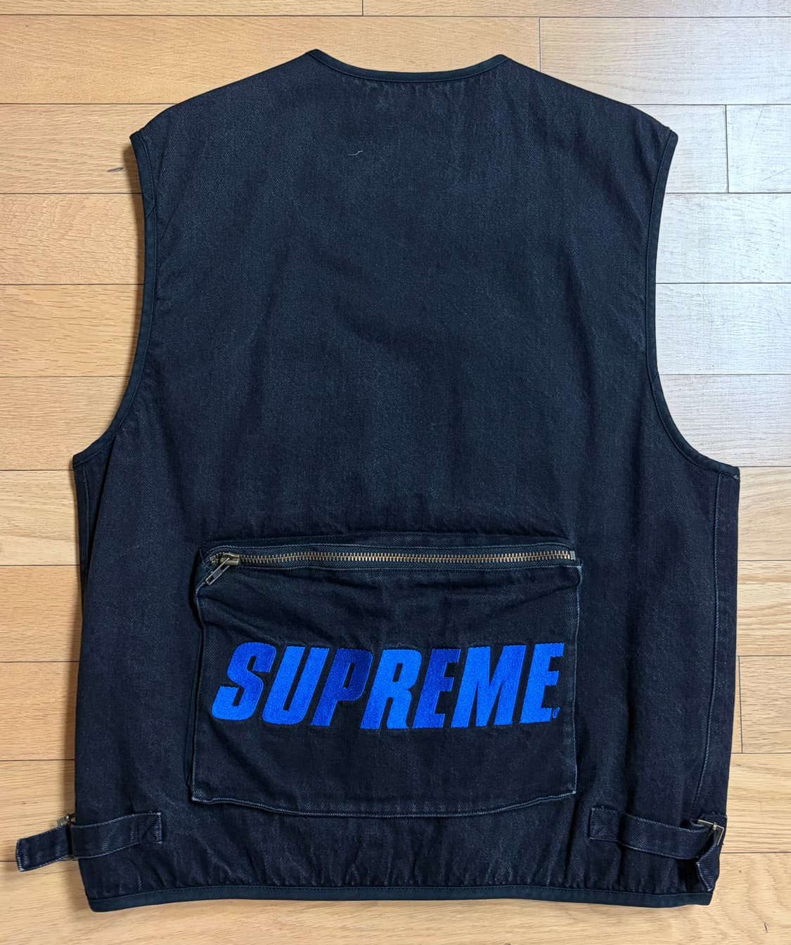 슈프림 집업 데님 조끼 상품이미지2