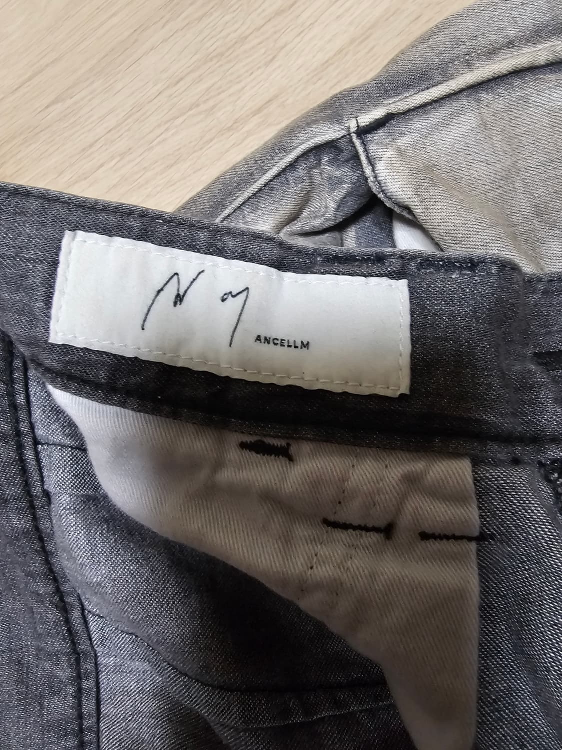 안셀름 빈티지 워싱 와이드 페인터 팬츠 상품이미지2