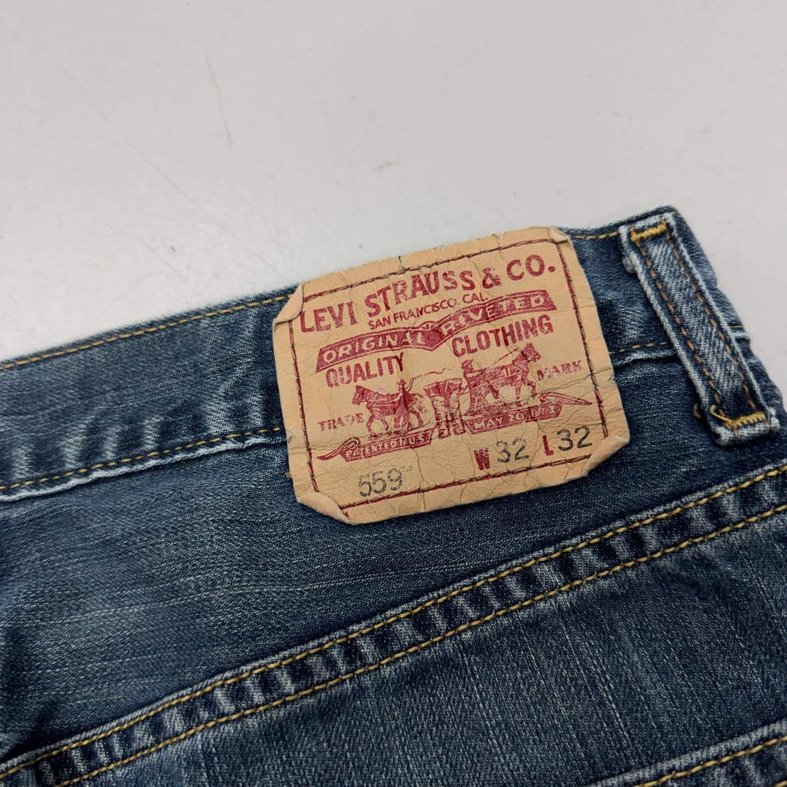 리바이스 00s 559 새깅 워싱 스케이터 데님팬츠 상품이미지6