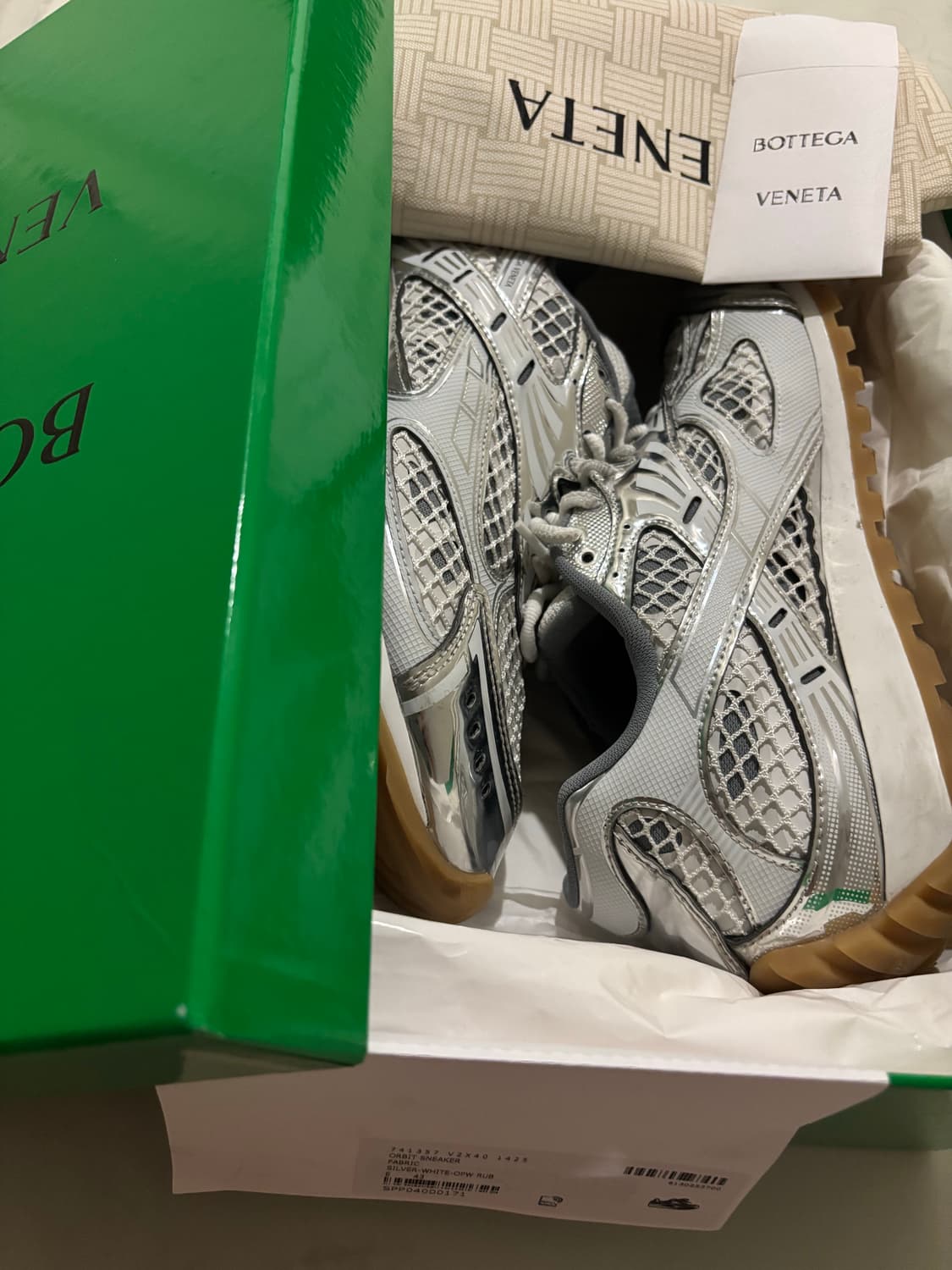 [43] 보테가베네타 오르빗 스니커즈 실버 상품이미지10