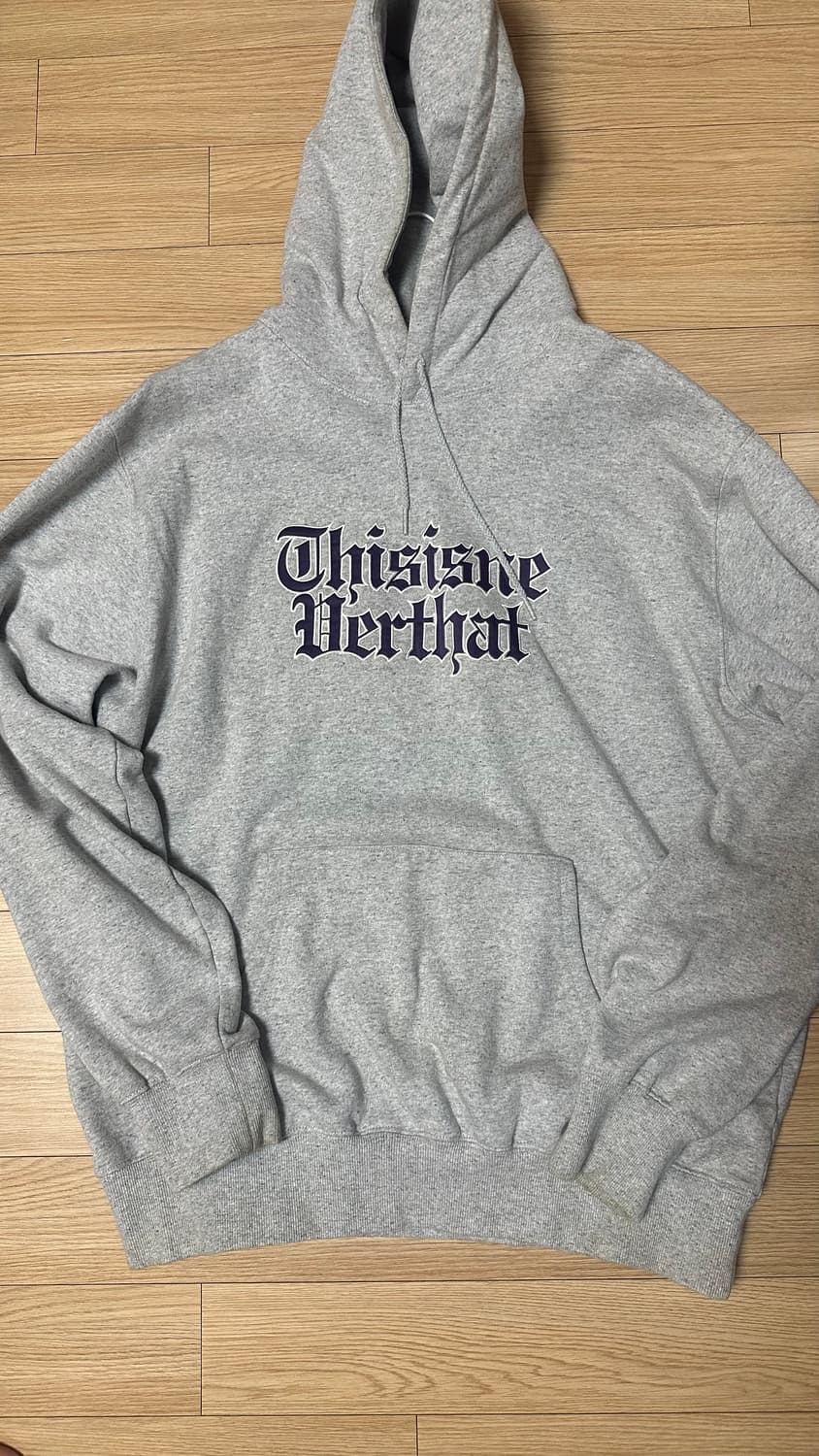 디스이즈네버댓 디네댓 24FW 디플로마체 후드티 XL 상품이미지1