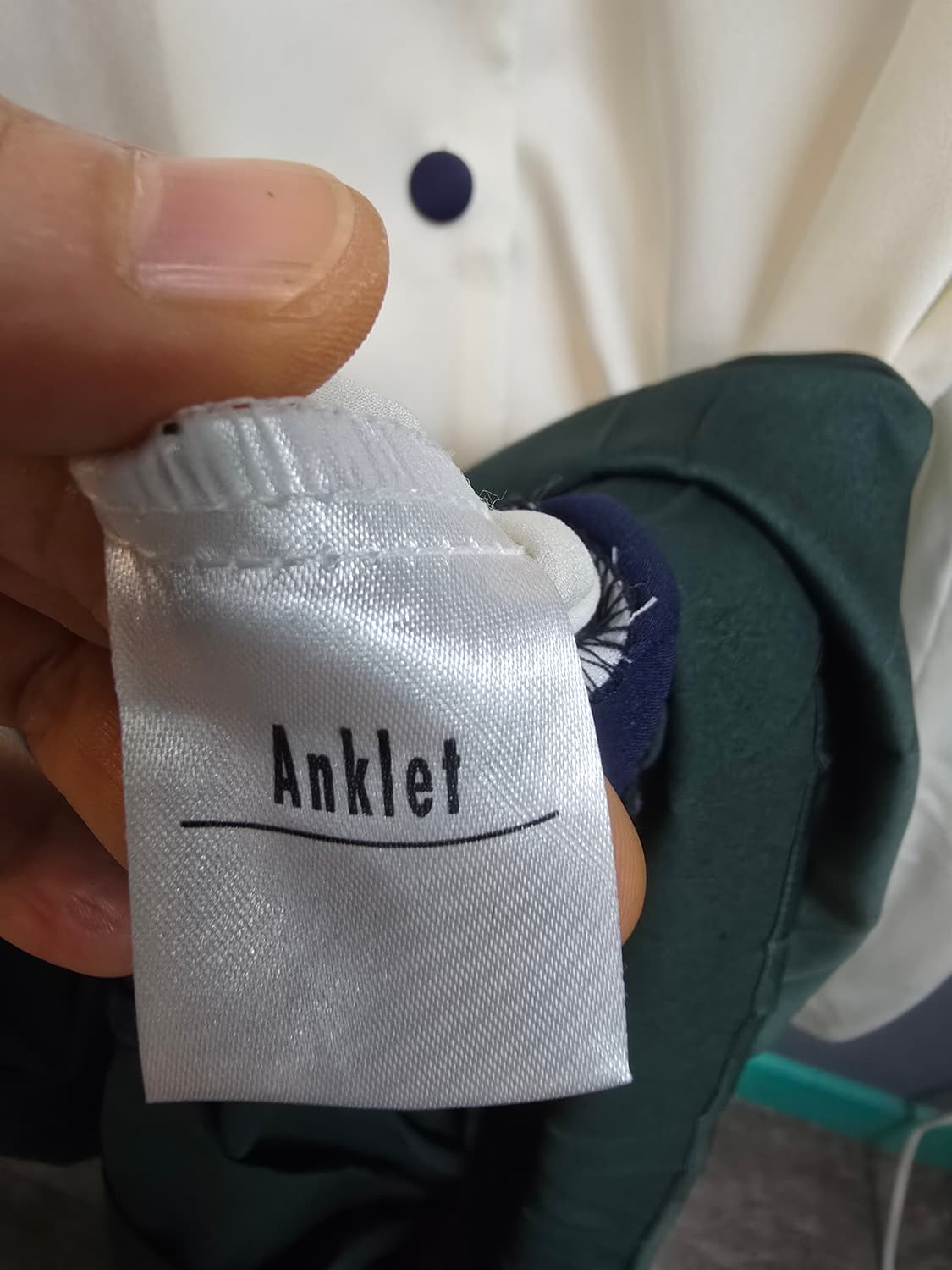 Anklet 세일러문 카라 롱 실크 원피스 상품이미지5