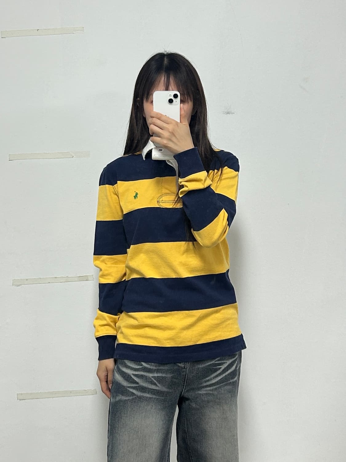 폴로 랄프로렌 포니로고 꿀벌 럭비 티셔츠 상품이미지1