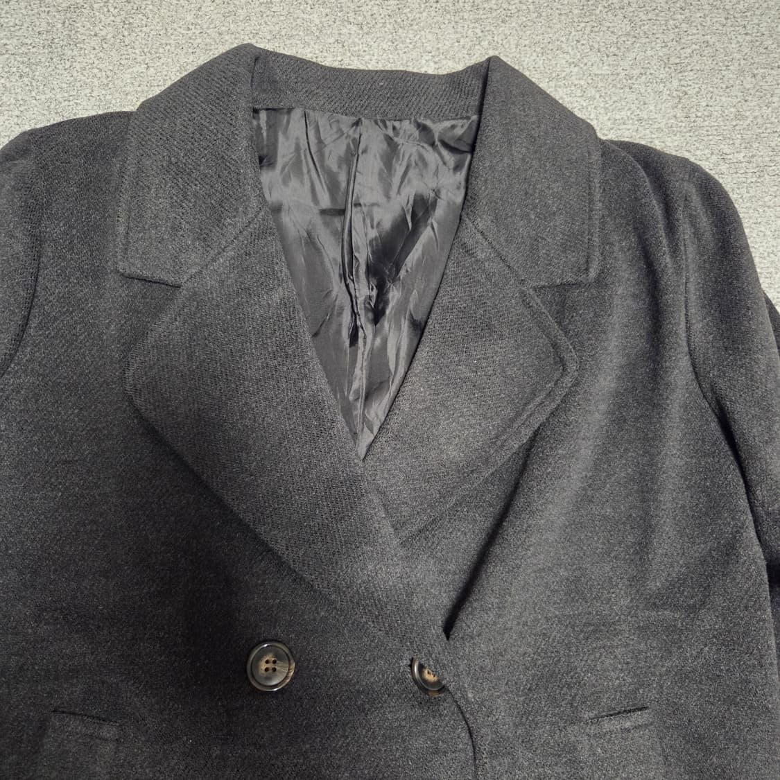 Freude 재팬 빈티지 그레이 피코트 L(100) 상품이미지2