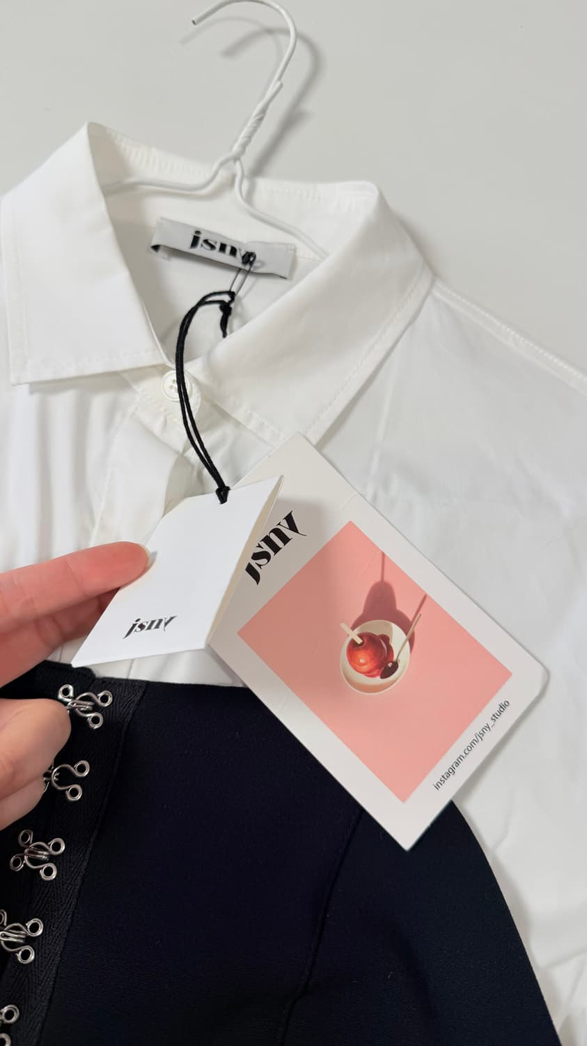 택달린 새상품) 질스튜어트뉴욕 코르셋 블라우스 셔츠 55 정가 259,0 상품이미지7