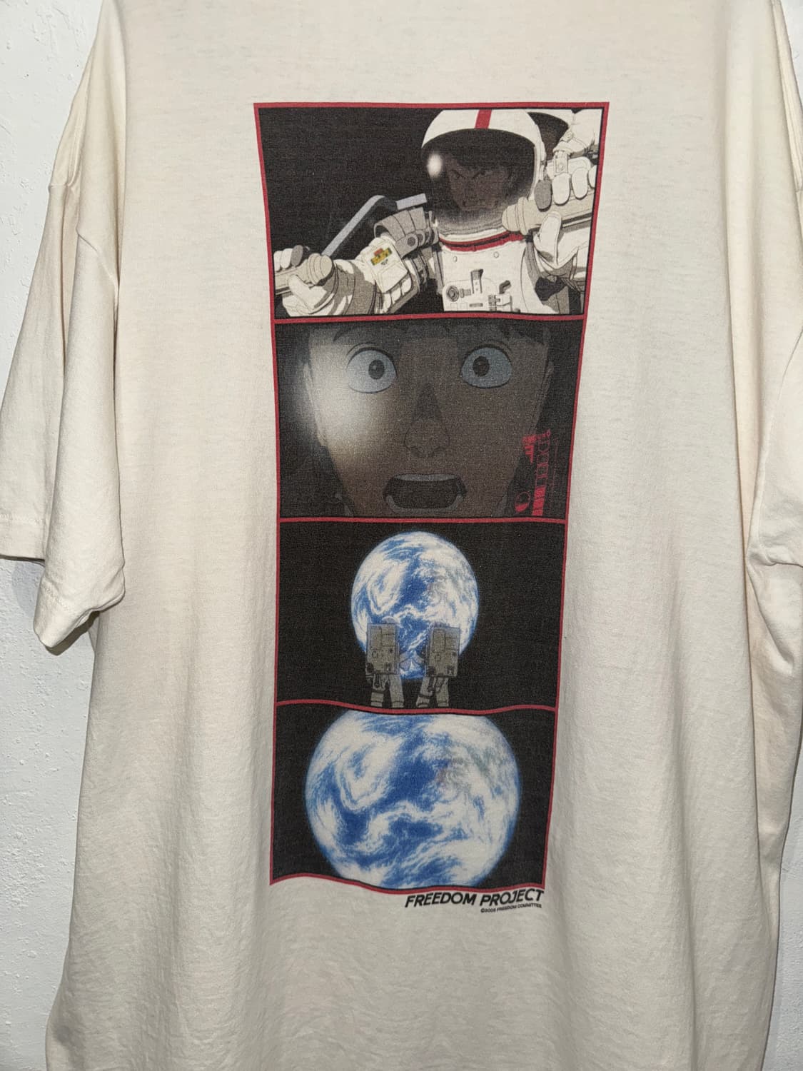 세인트 마이클 x 프리덤 숏슬리브 티셔츠 화이트 - 24SS 상품이미지7