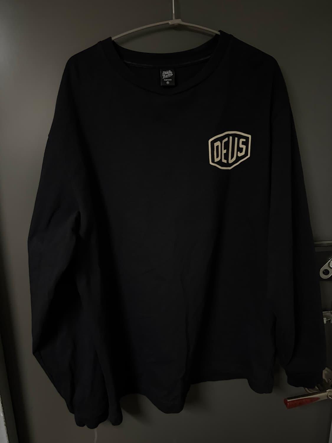 데우스 롱슬리브 블랙 xl 상품이미지2