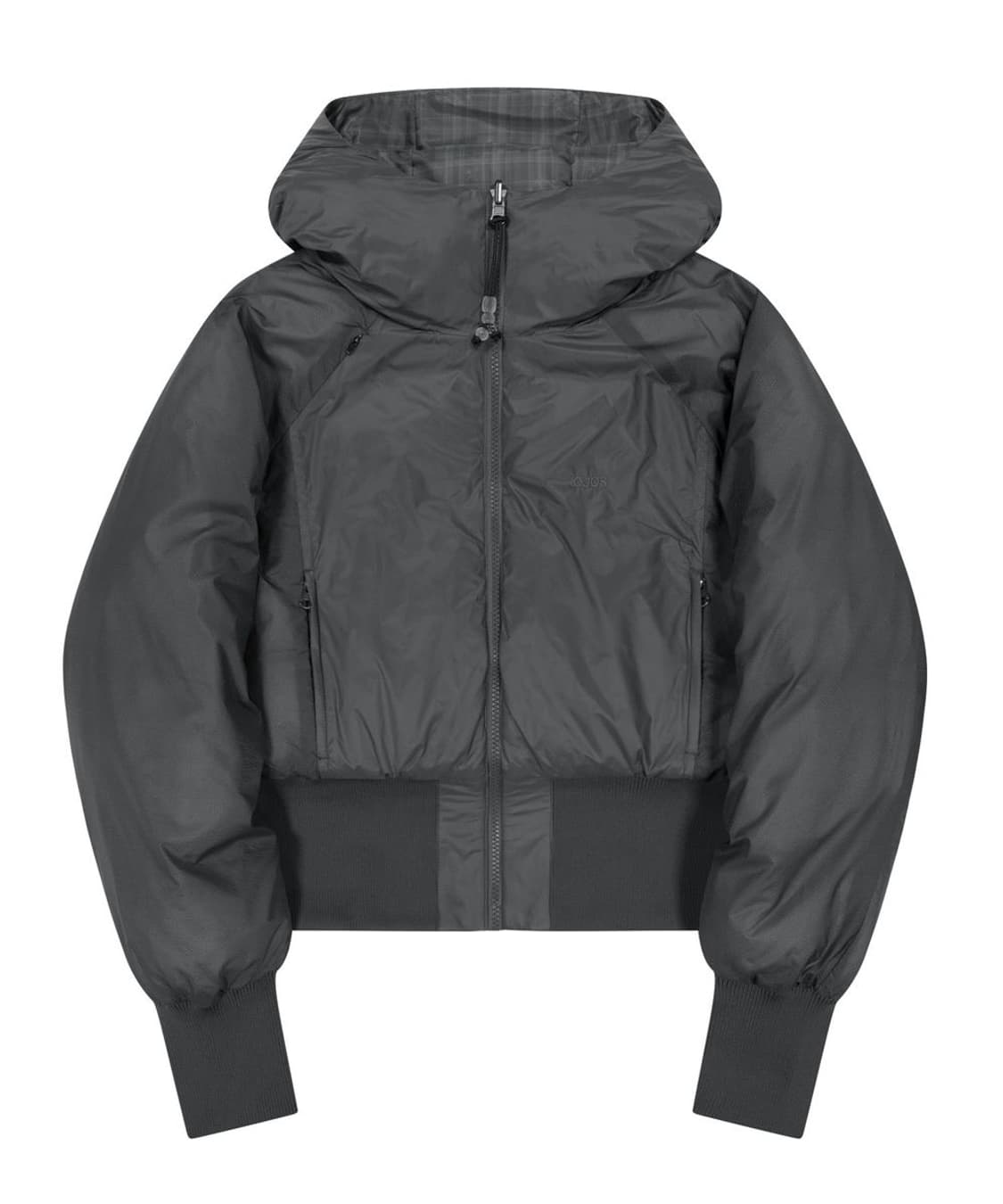 오호스 리버시블 체크 패딩 상품이미지1