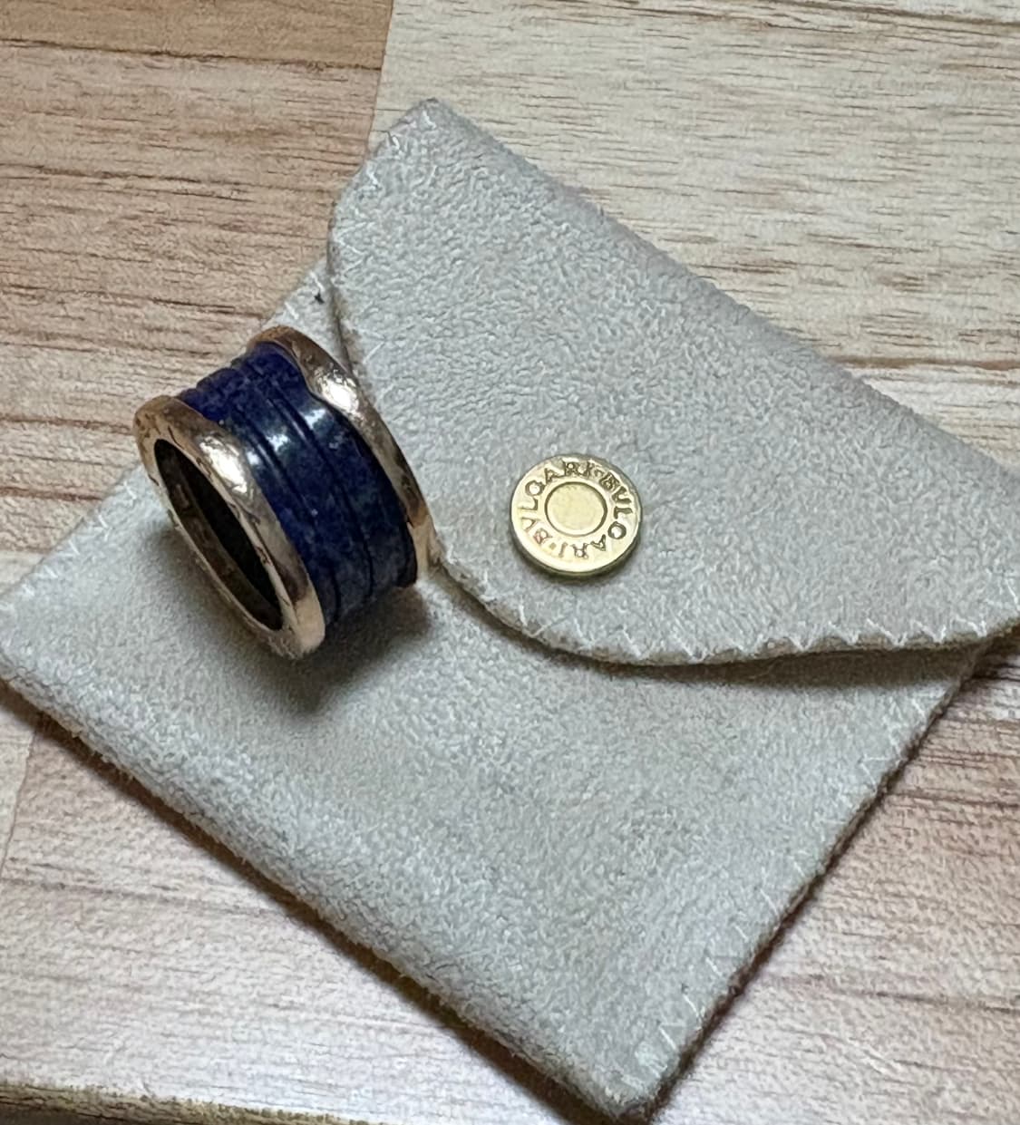 Bulgari 불가리 비제로원 4밴드 블루 마블 반지  상품이미지3