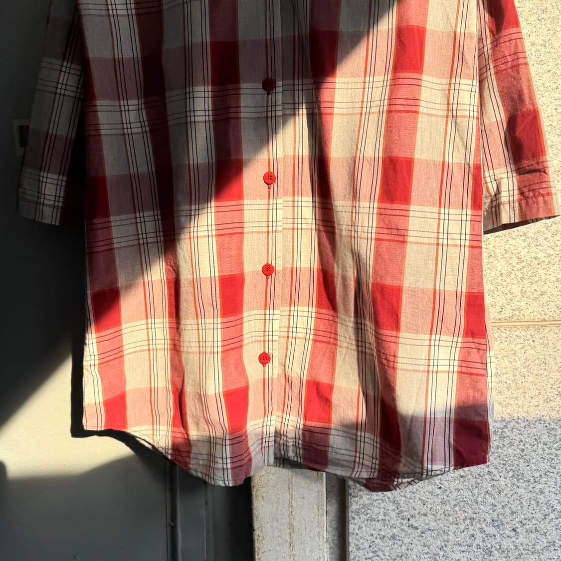 리바이스 포켓 체크 셔츠 원피스 상품이미지4