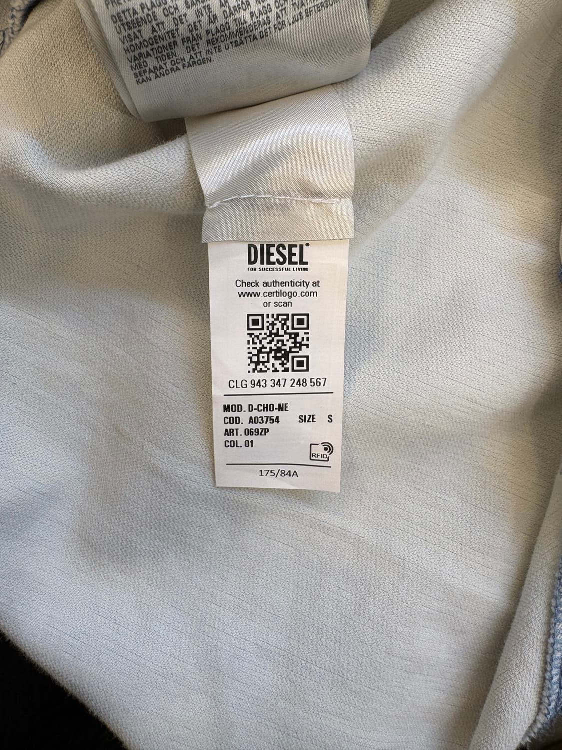 디젤 D-CHO 바디수트 탑 상품이미지5