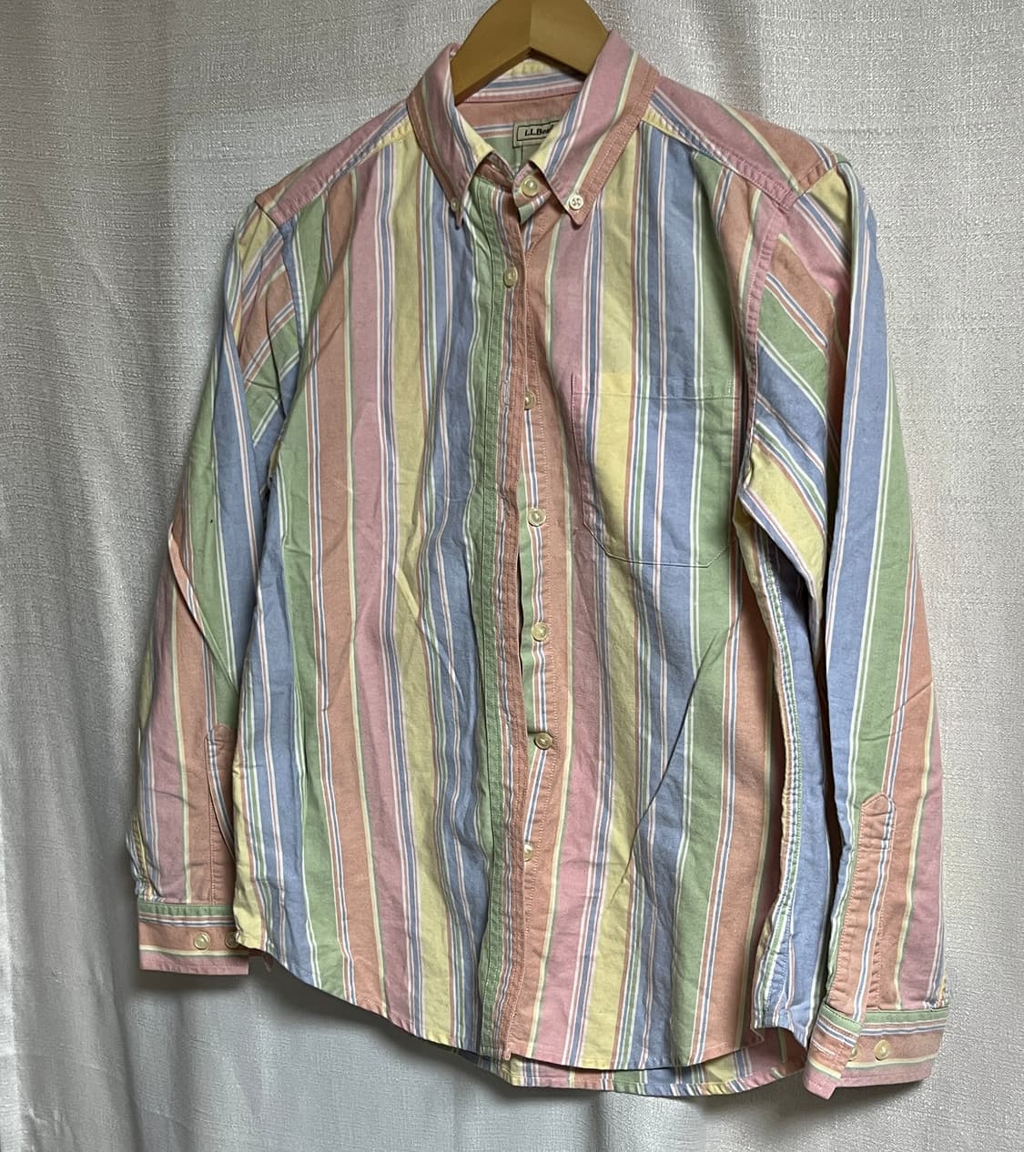 L.L.Bean 엘엘빈 오버핏 스트라이프 셔츠 XS 상품이미지1
