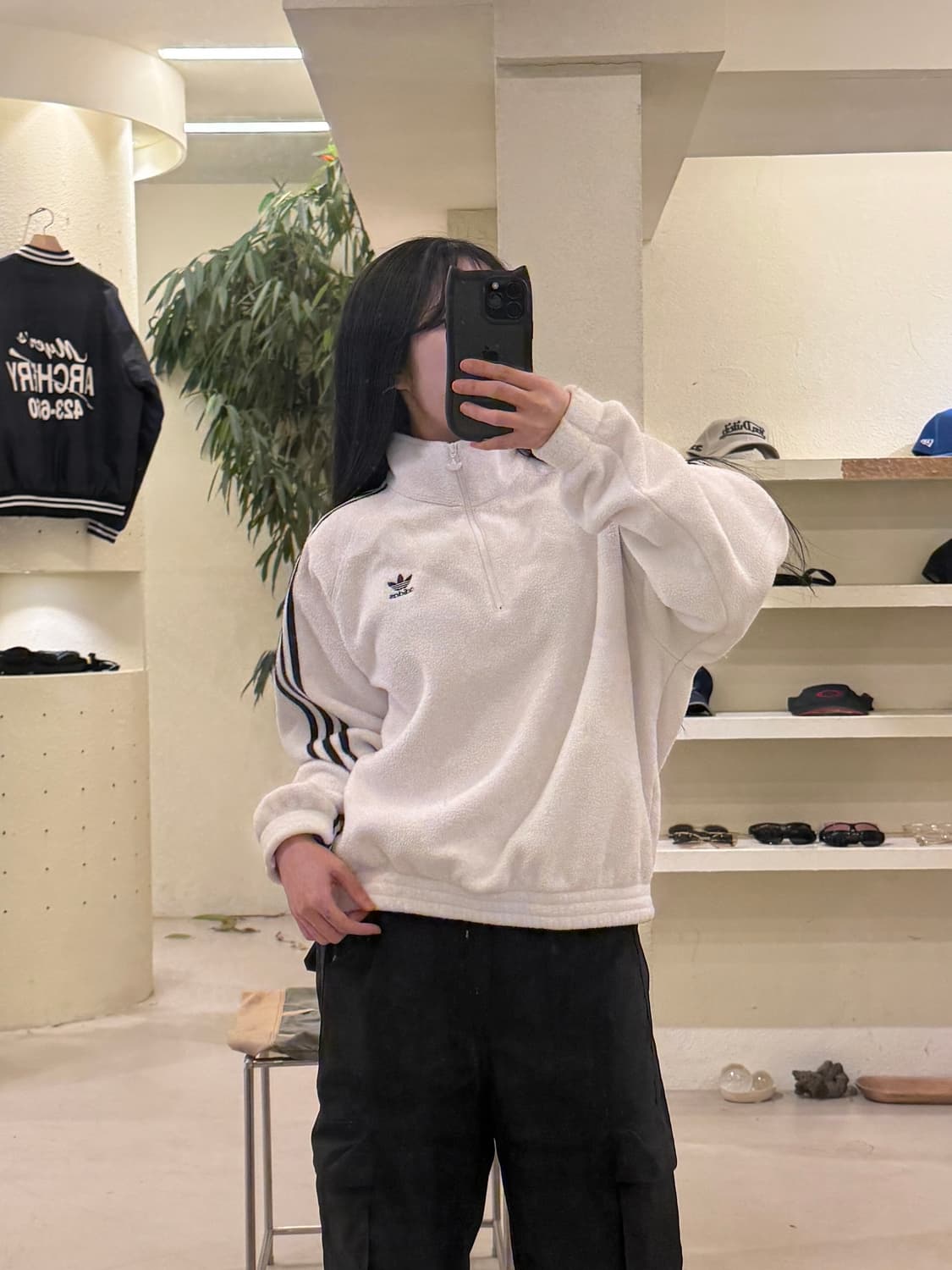 아디다스 오리지널스 하프집 플리스 트랙탑 U201 상품이미지1