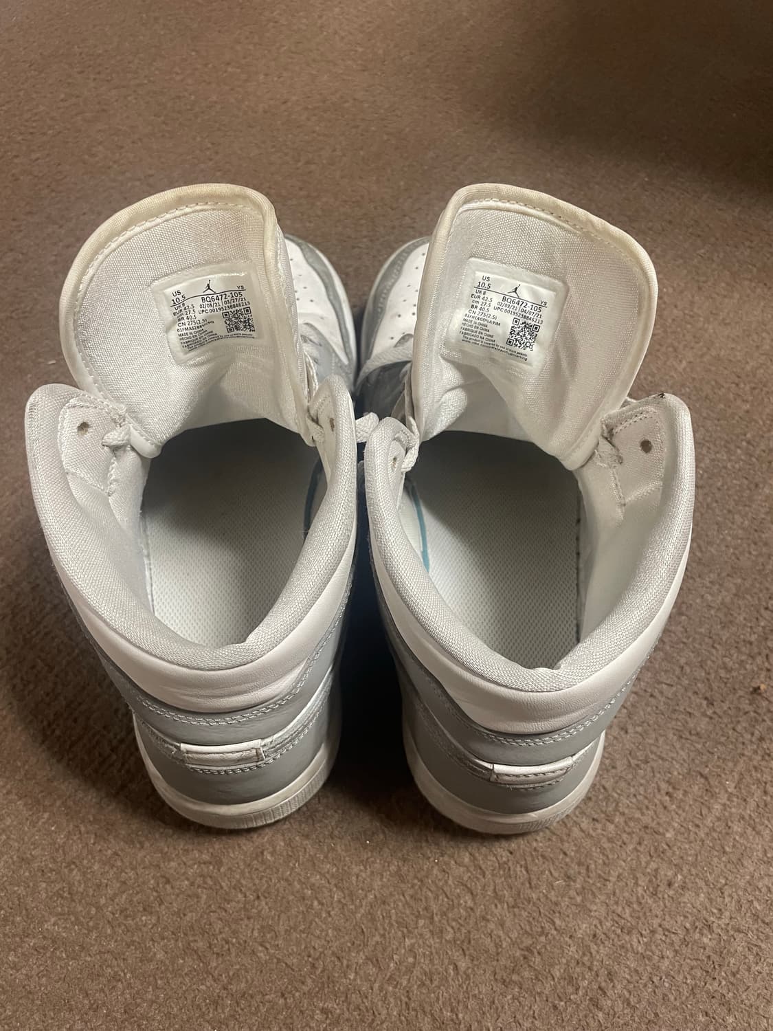 조던1 울프그레이 미드 상품이미지3